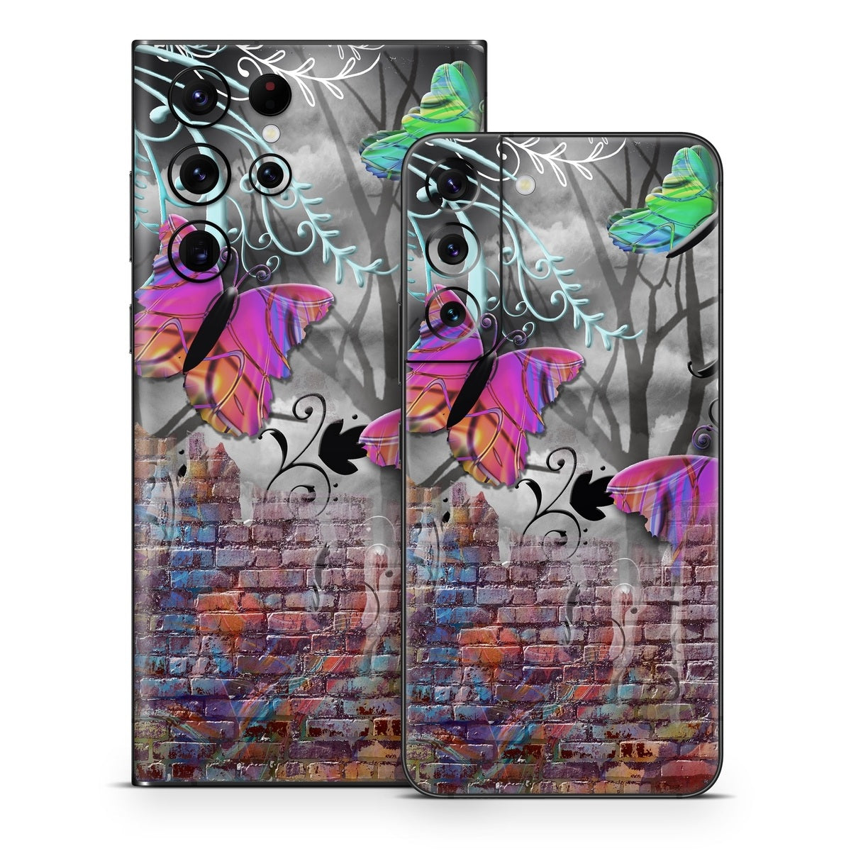 Butterfly Wall - Samsung Galaxy S22 Skin