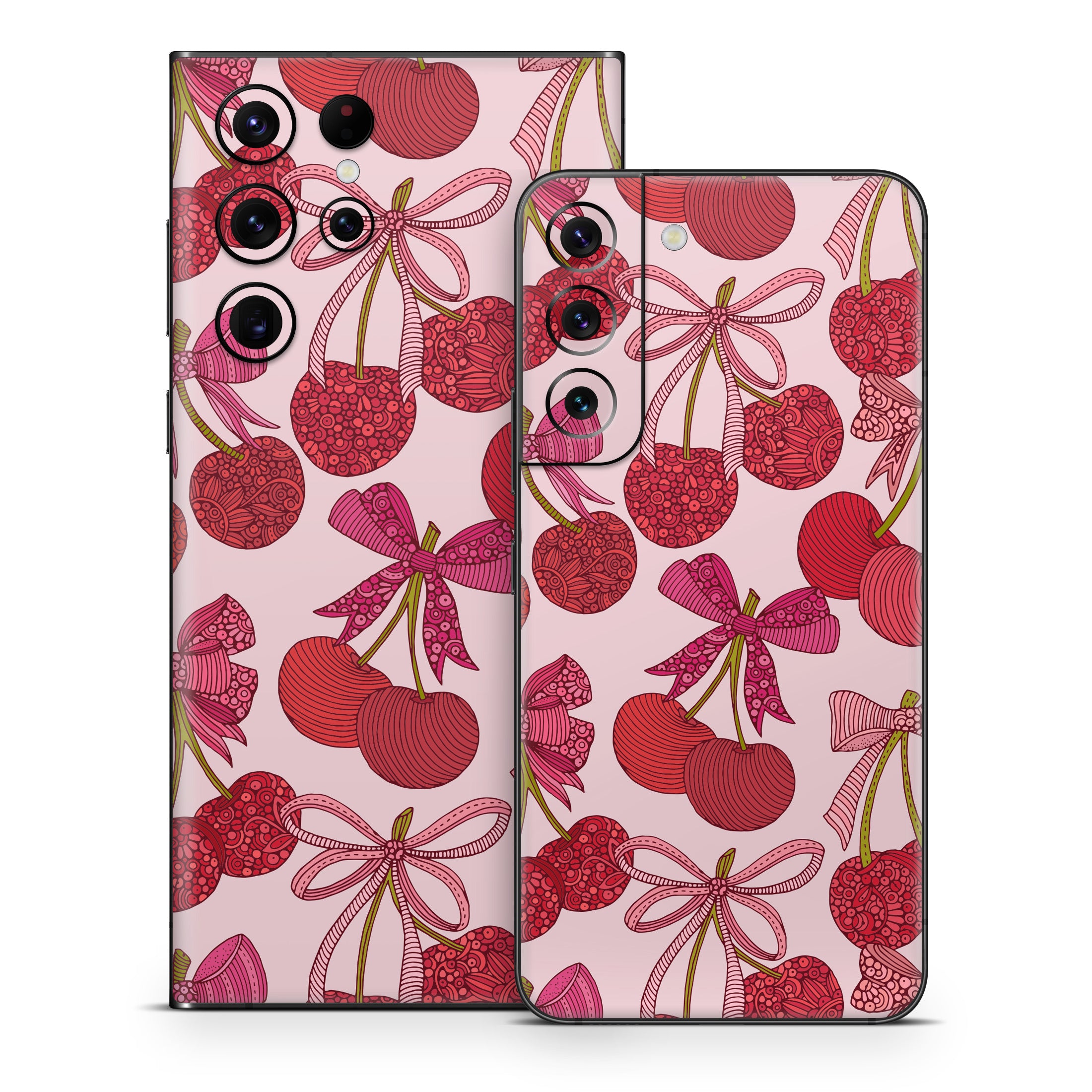 Cherry with Bows - Samsung Galaxy S22 Skin