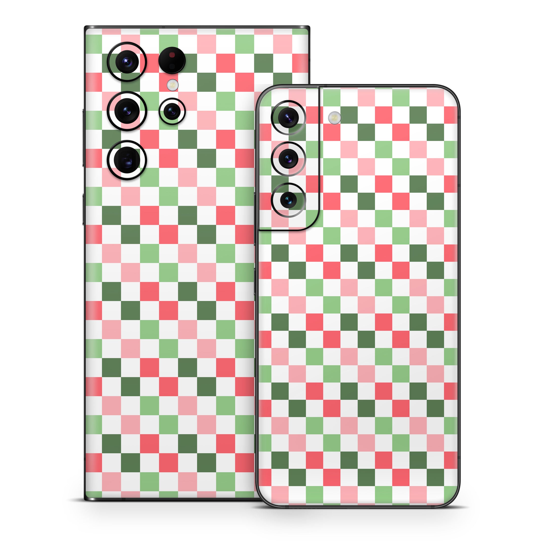 Christmas Checkers - Samsung Galaxy S22 Skin