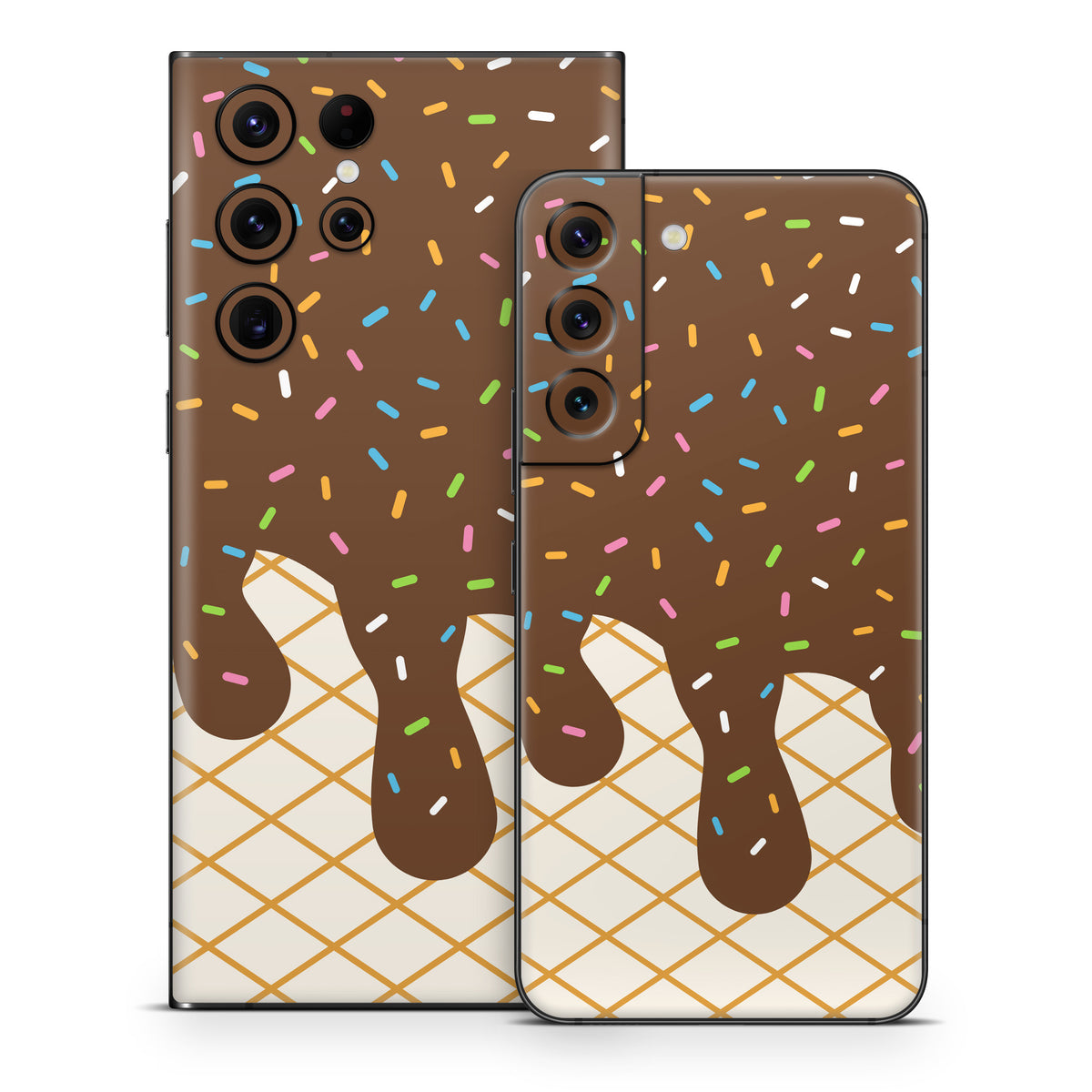 Chocolate Ice Cream Drip - Samsung Galaxy S22 Skin