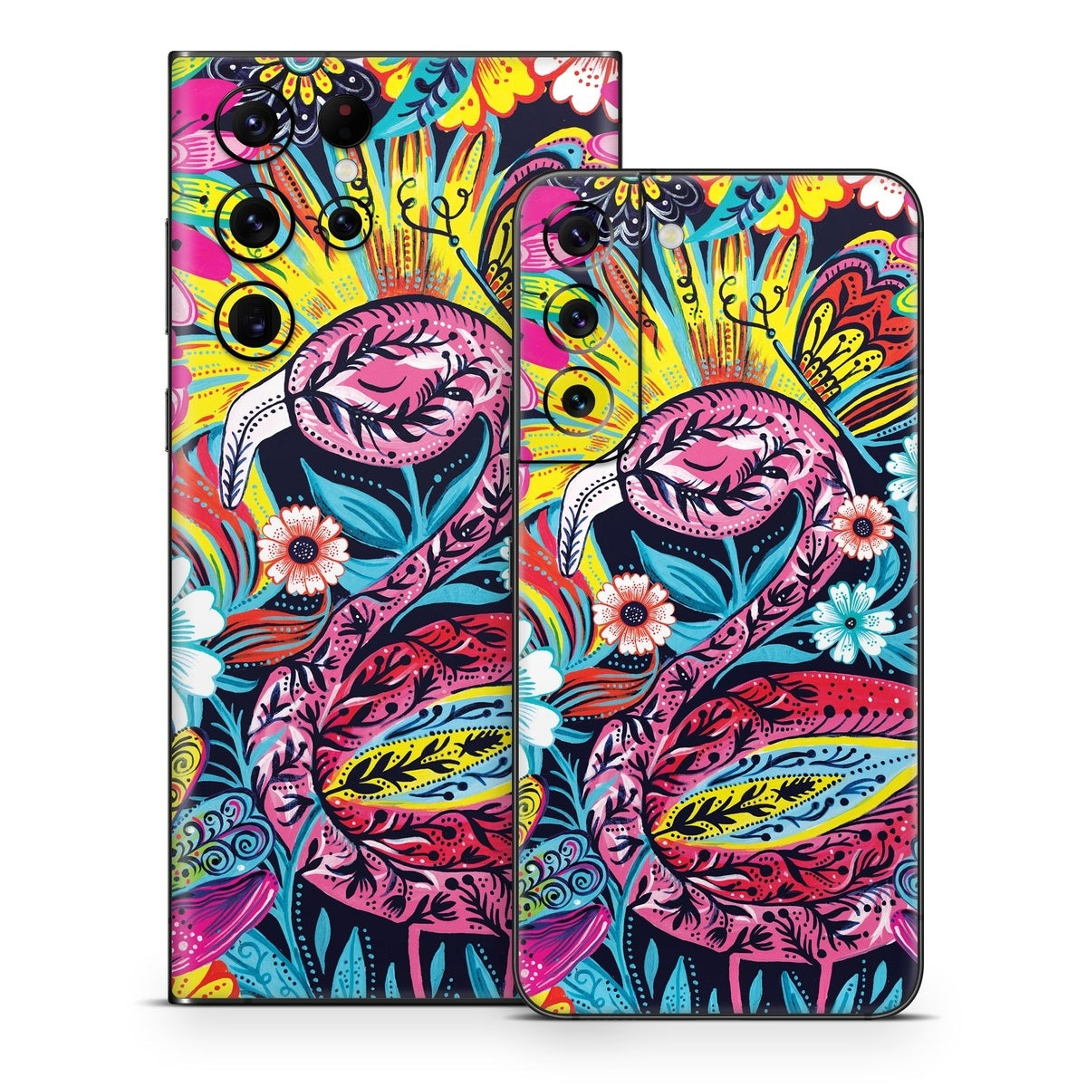 Flashy Flamingo - Samsung Galaxy S22 Skin