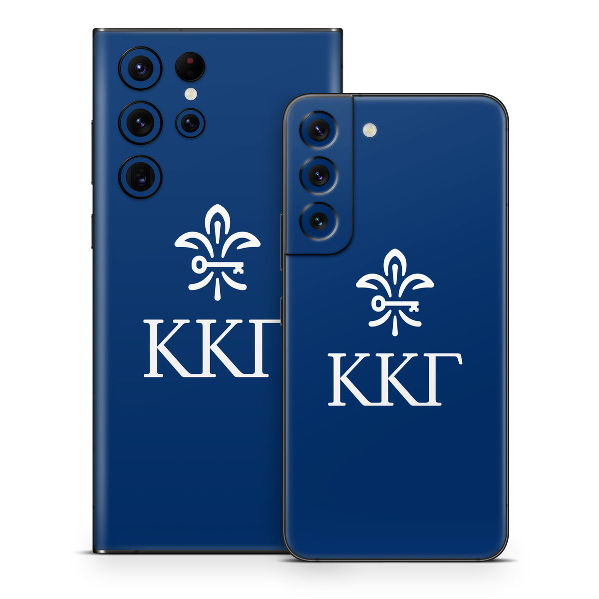 Kappa Kappa Gamma Letterkey Vertical Kappa Blue - Samsung Galaxy S22 Skin