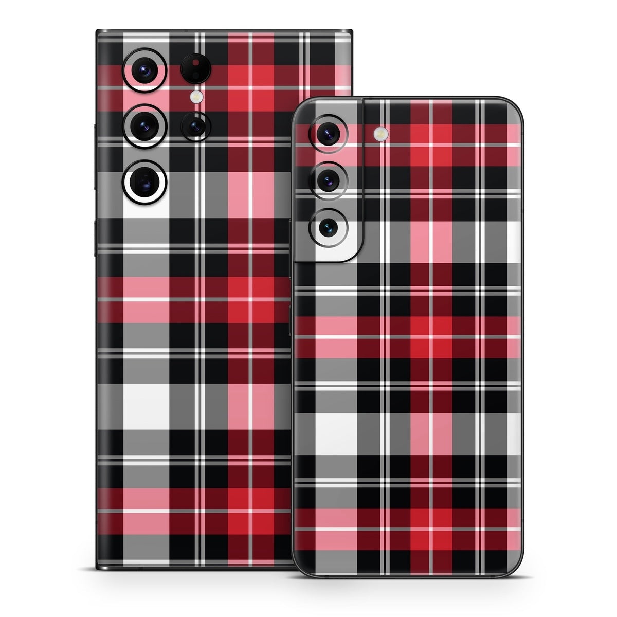 Red Plaid - Samsung Galaxy S22 Skin
