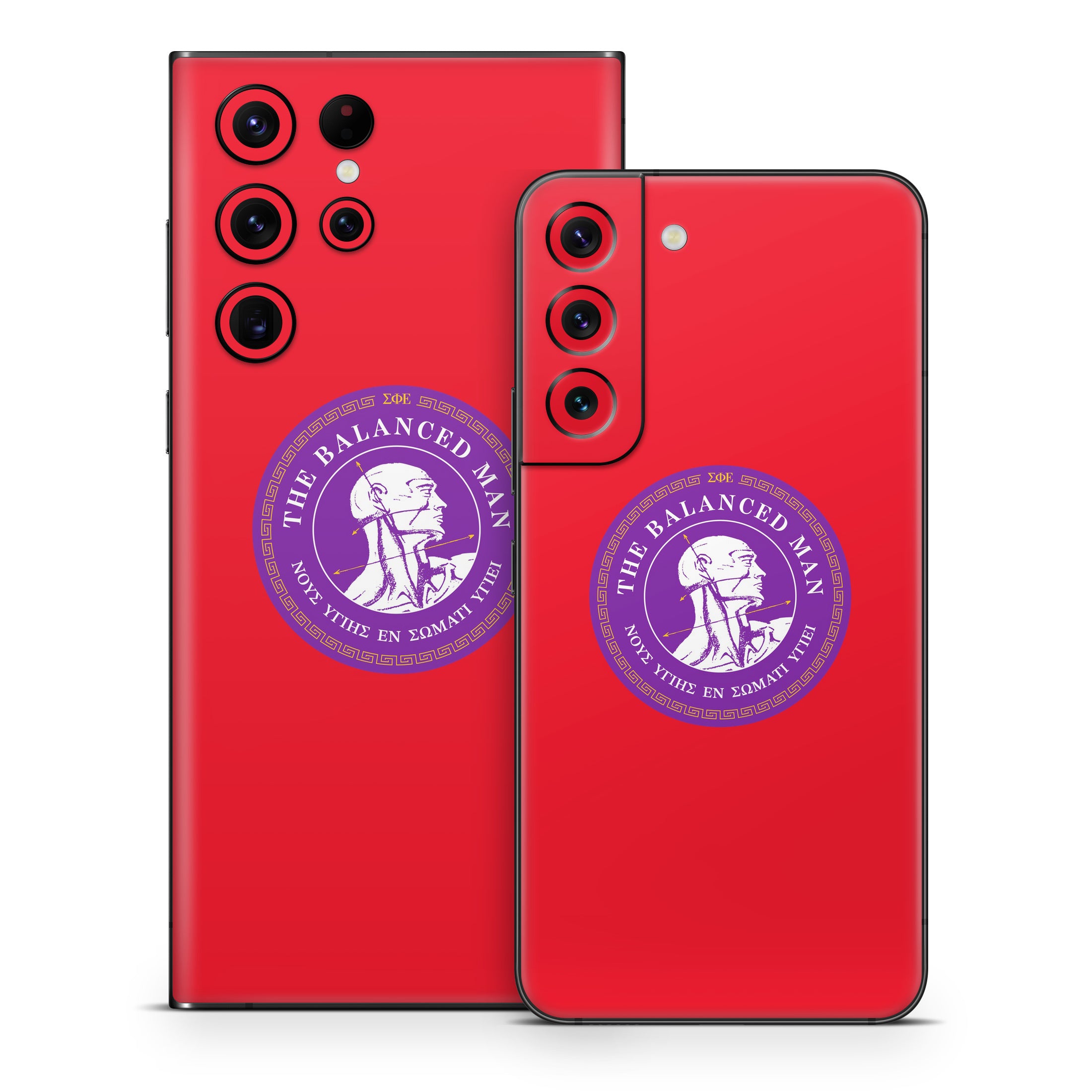 Sigma Phi Epsilon Balanced Man Red - Samsung Galaxy S22 Skin