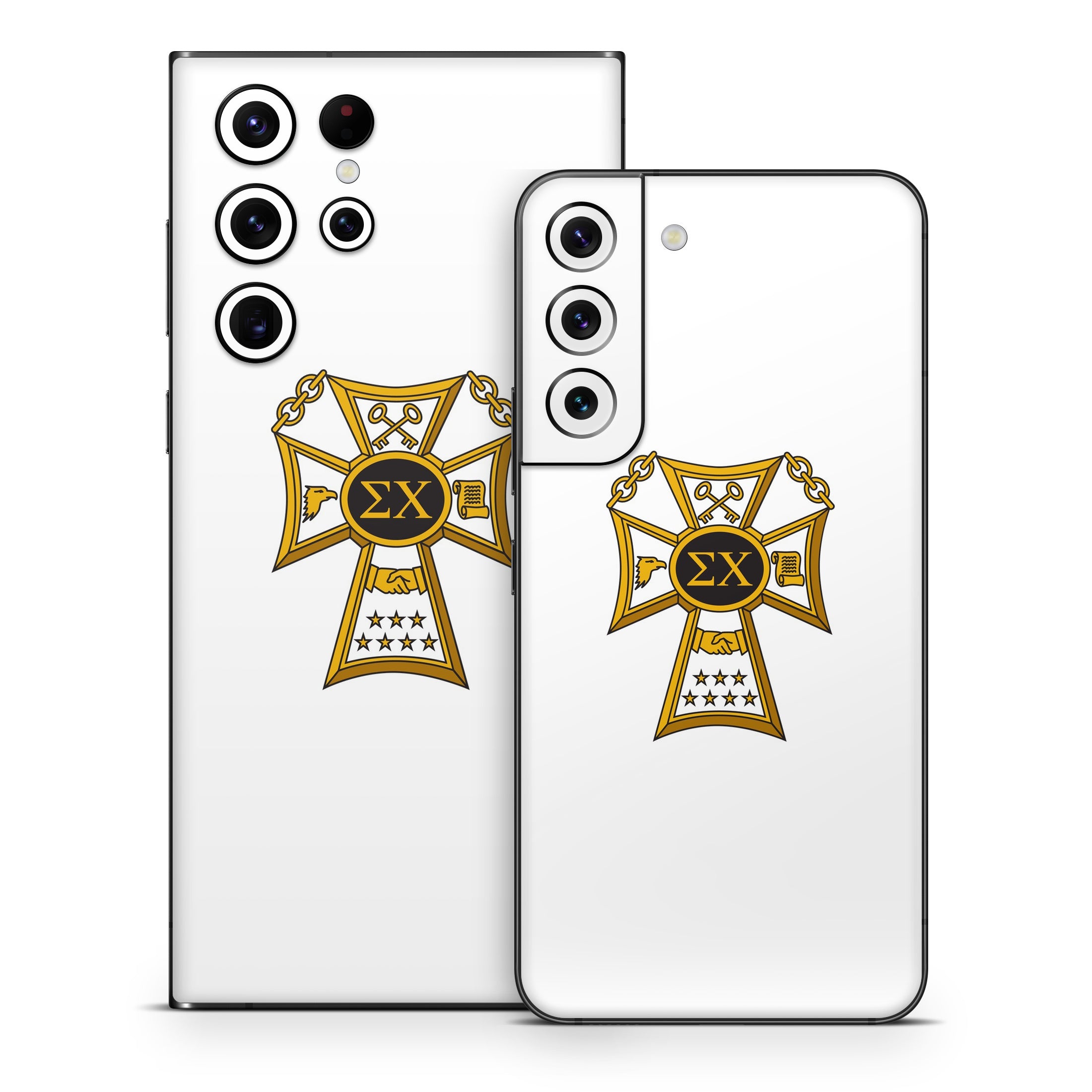 Sigma Chi Badge White - Samsung Galaxy S22 Skin