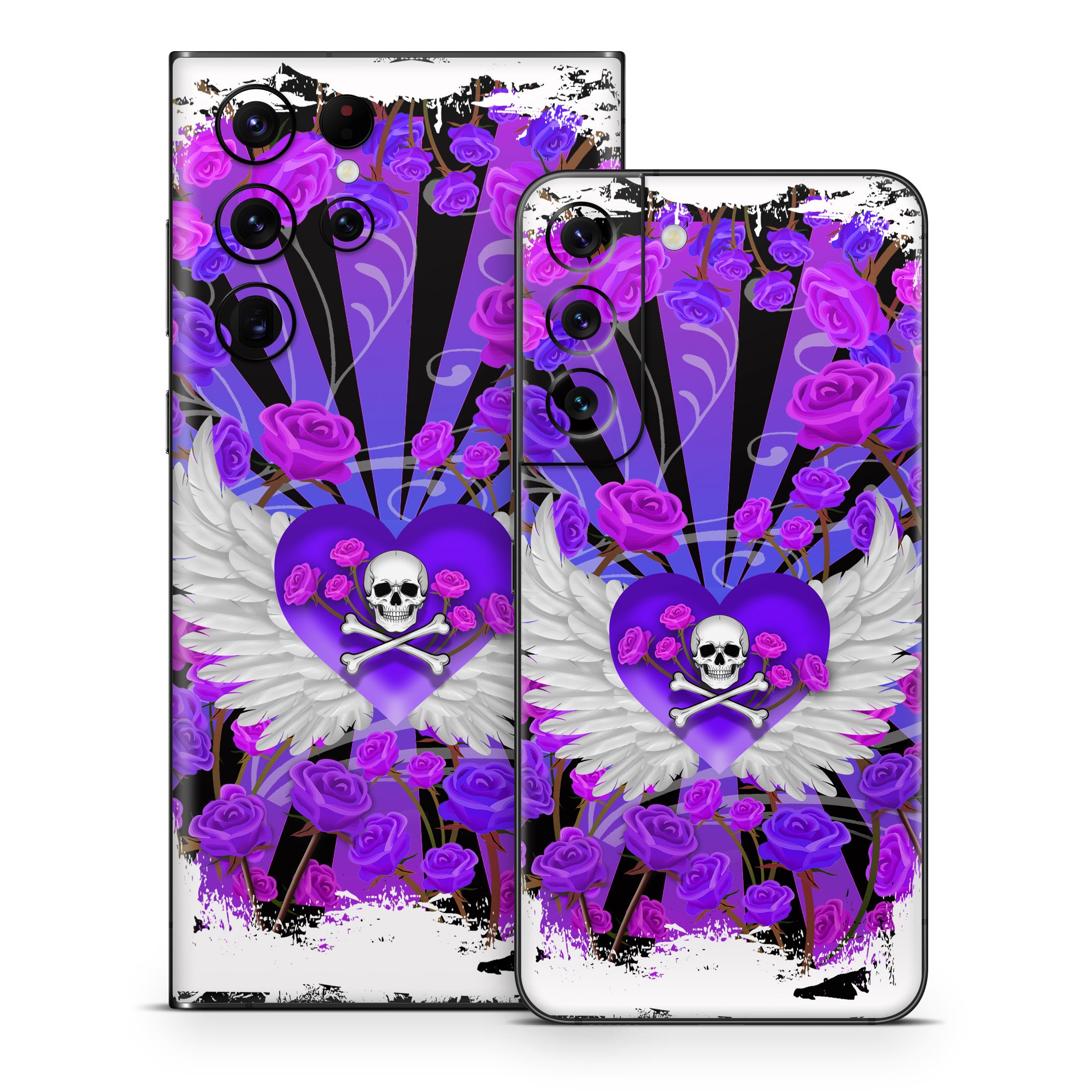 Skull and Roses - Samsung Galaxy S22 Skin
