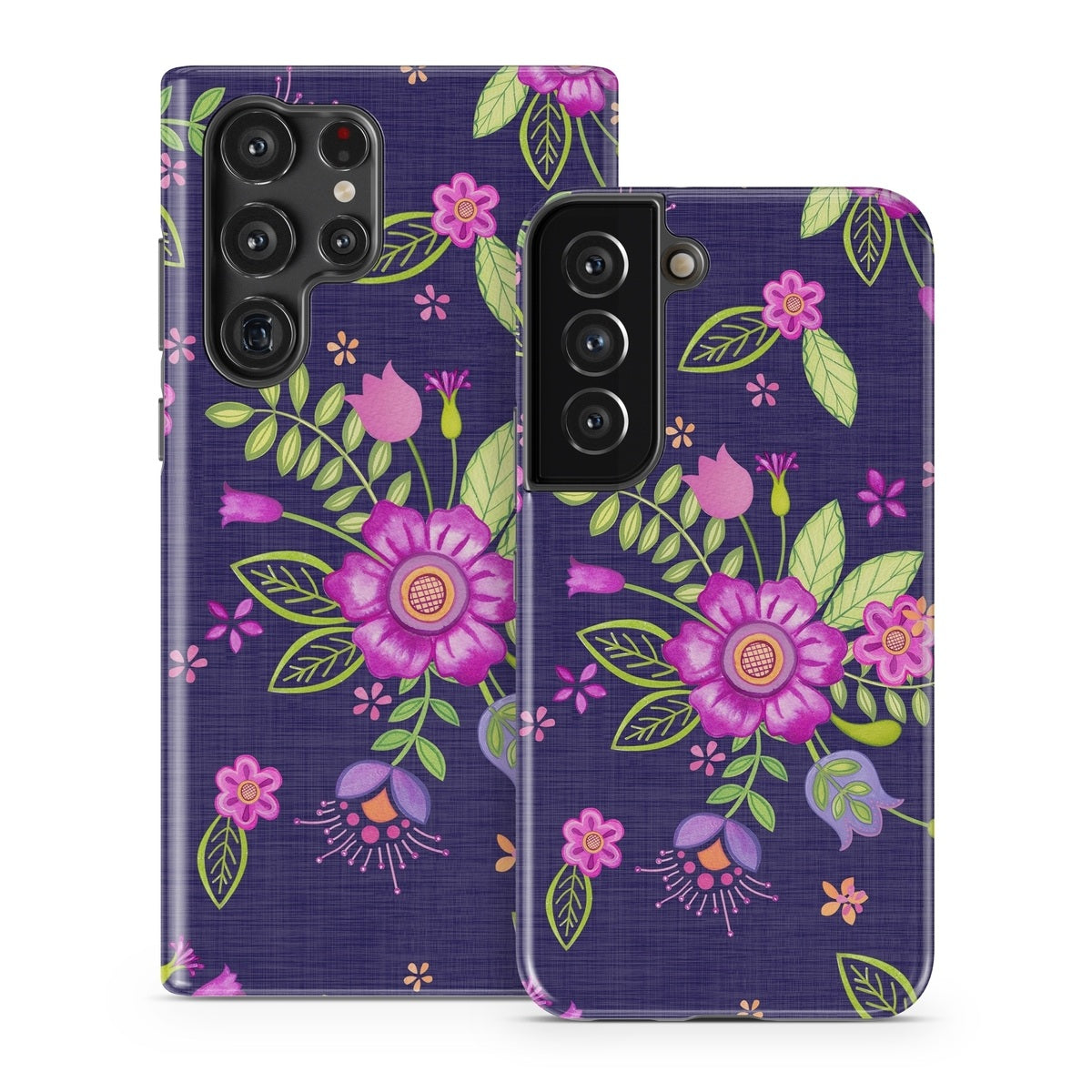 Folk Floral - Samsung Galaxy S22 Tough Case