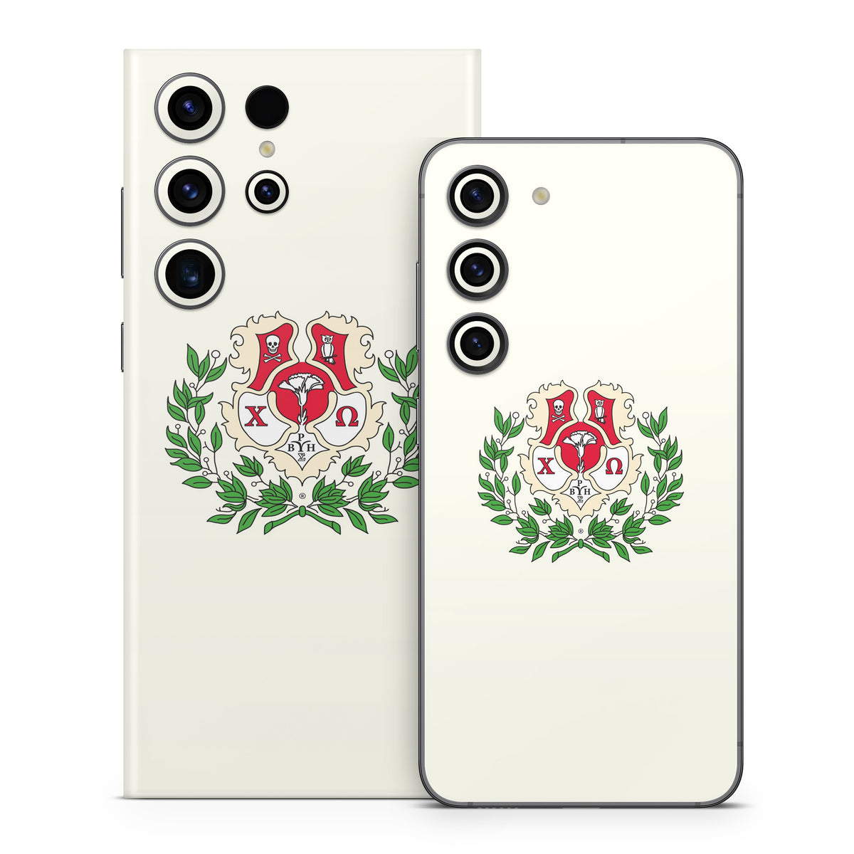 Chi Omega Crest Cream - Samsung Galaxy S23 Skin