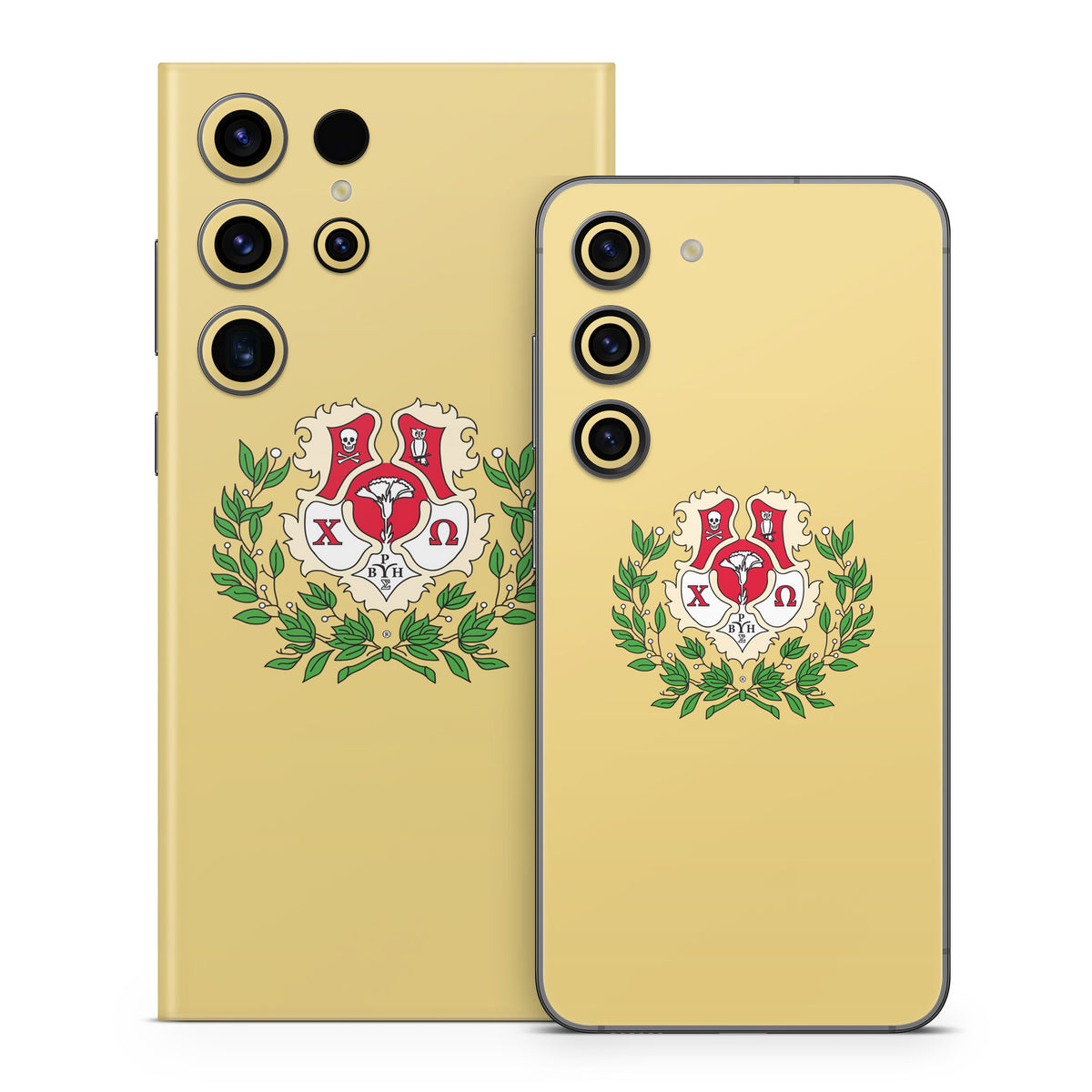 Chi Omega Crest Straw - Samsung Galaxy S23 Skin