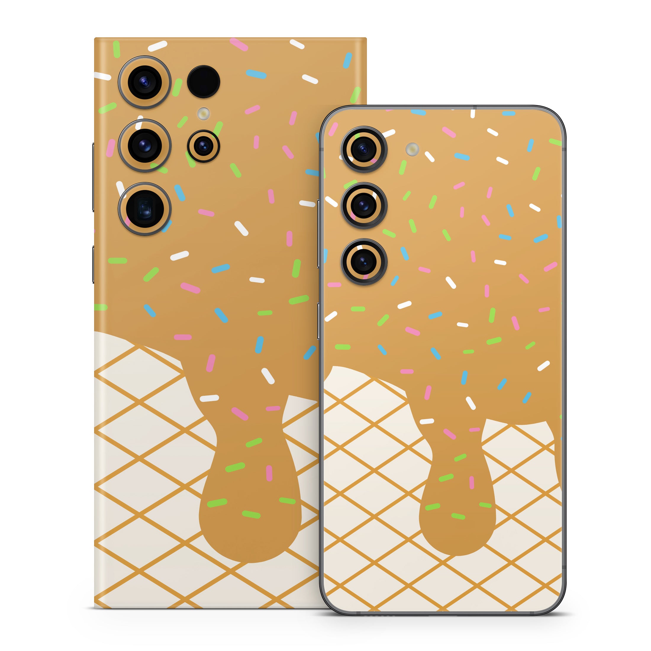 Caramel Ice Cream Drip - Samsung Galaxy S23 Skin