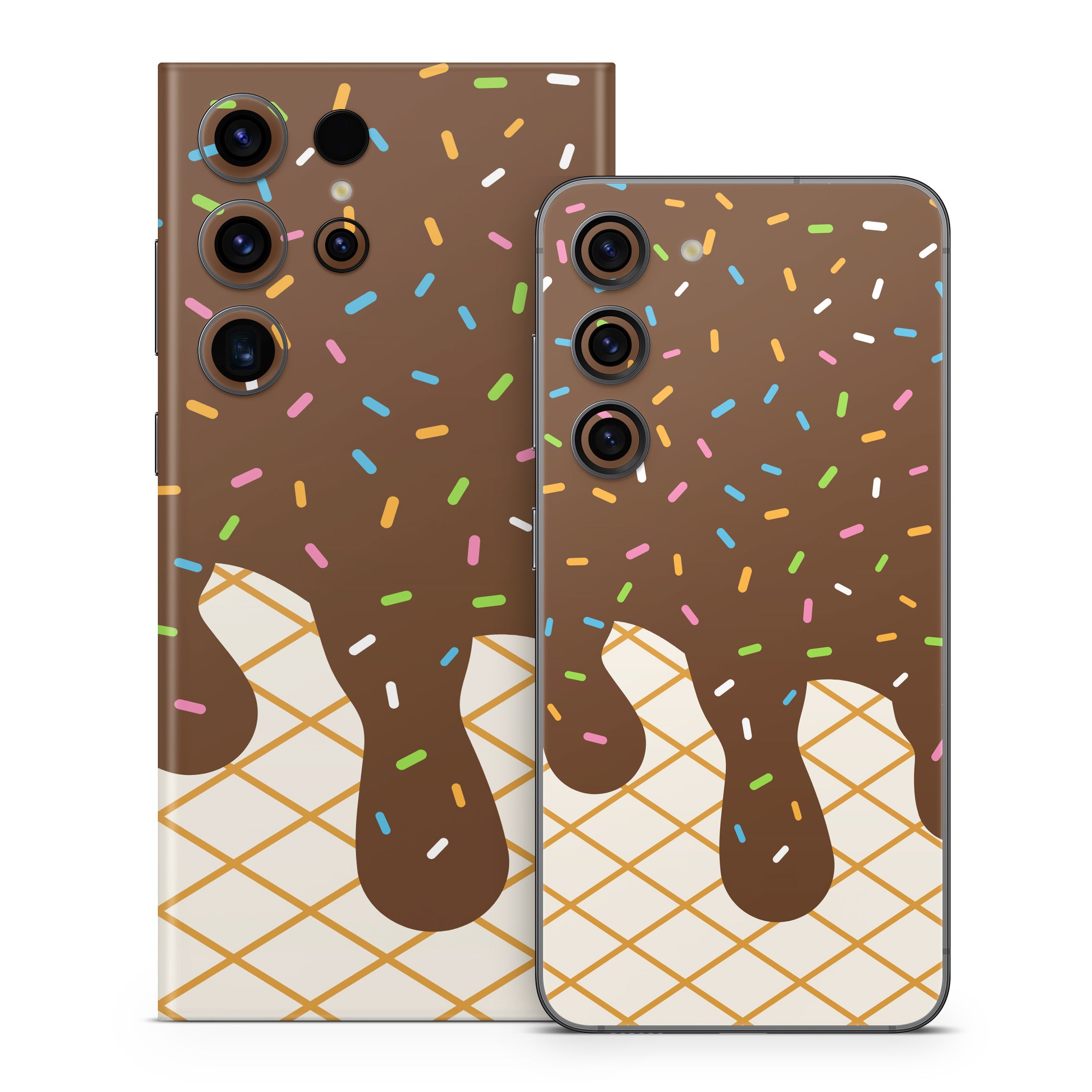 Chocolate Ice Cream Drip - Samsung Galaxy S23 Skin