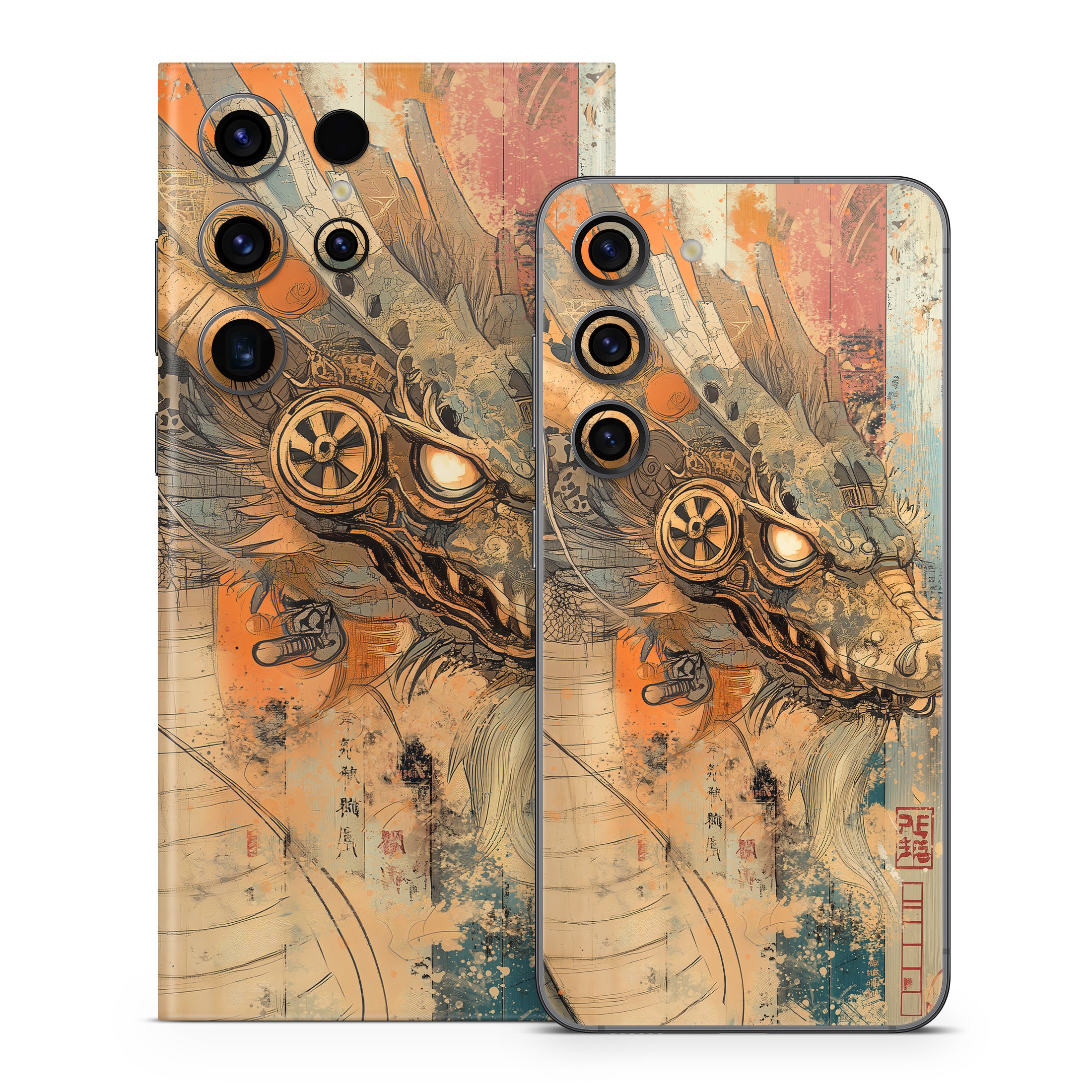 Orange Dragon - Samsung Galaxy S23 Skin