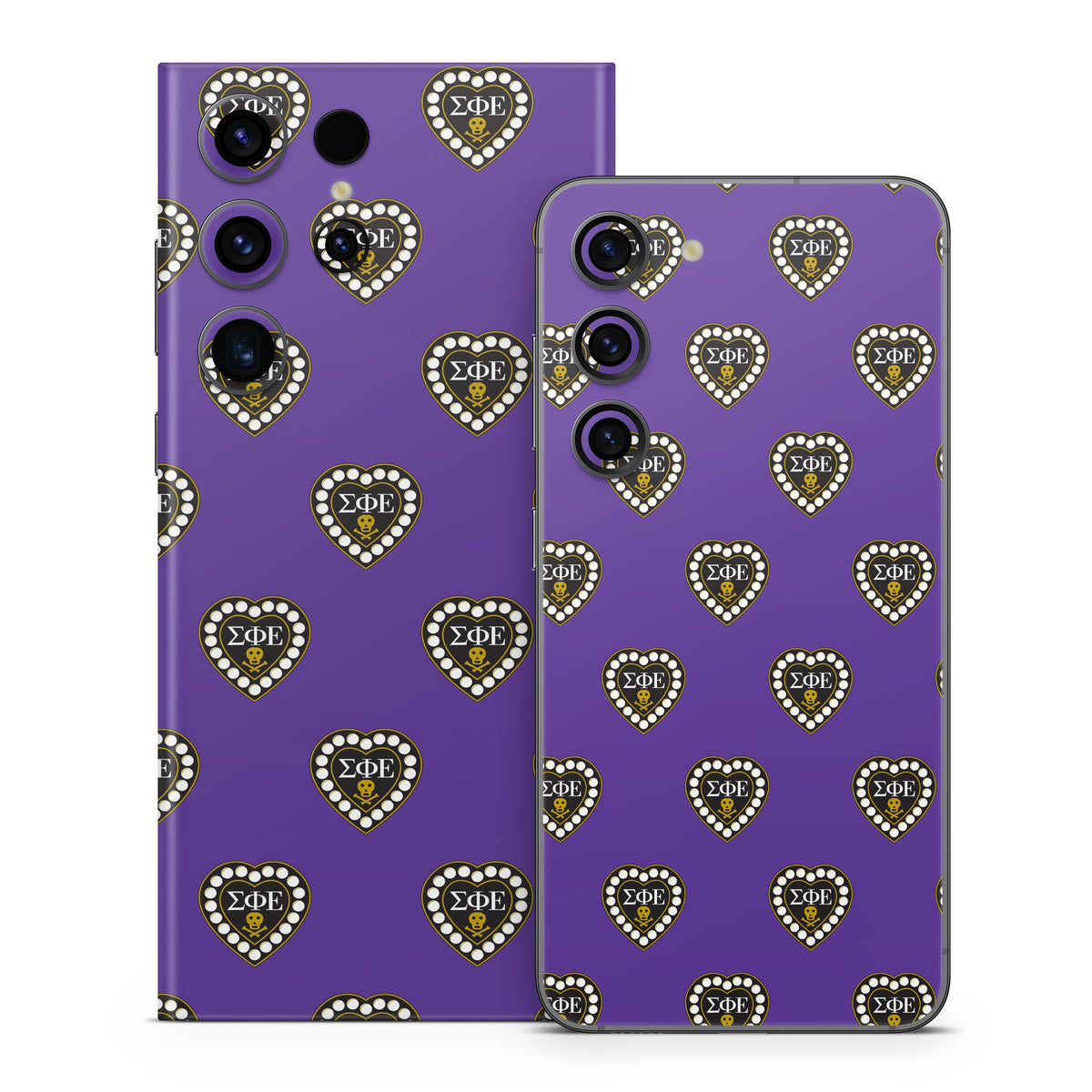 Sigma Phi Epsilon Badge Pattern Purple - Samsung Galaxy S23 Skin