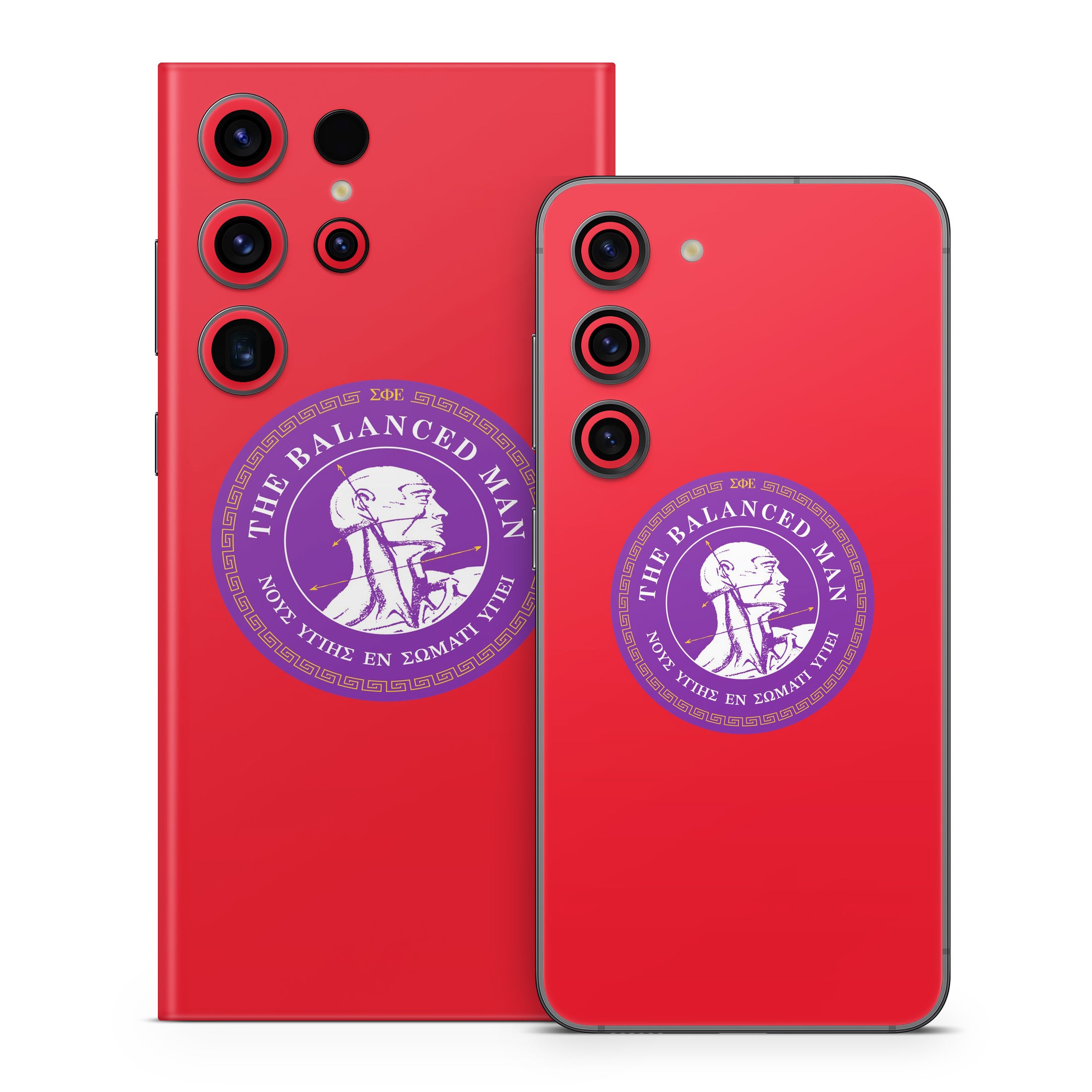 Sigma Phi Epsilon Balanced Man Red - Samsung Galaxy S23 Skin