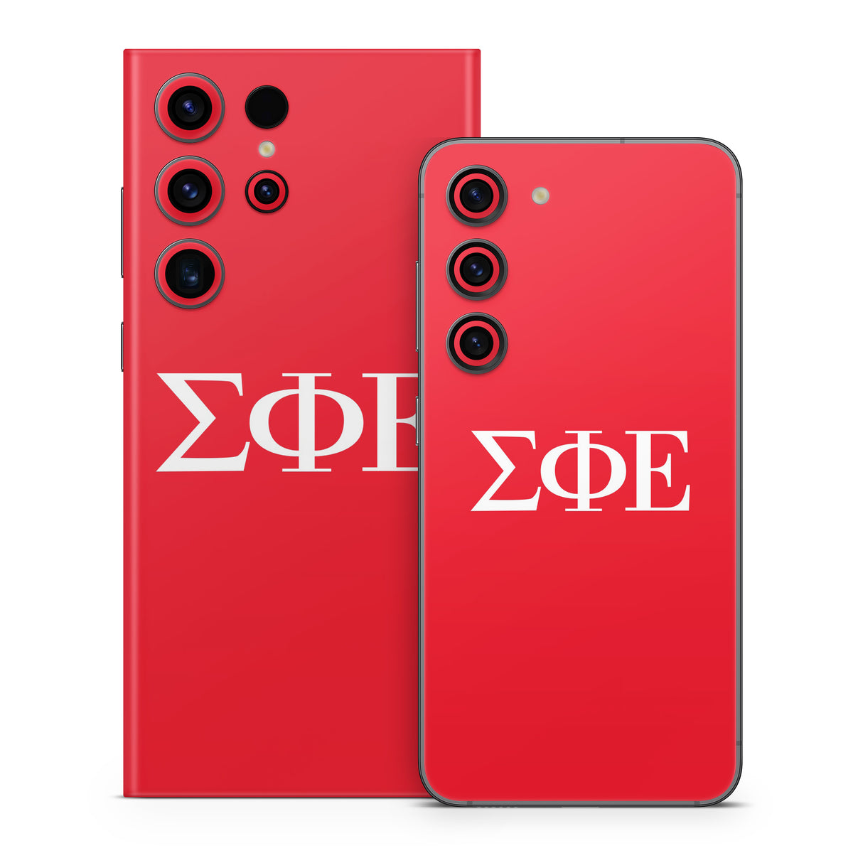 Sigma Phi Epsilon Greek Letters Red - Samsung Galaxy S23 Skin