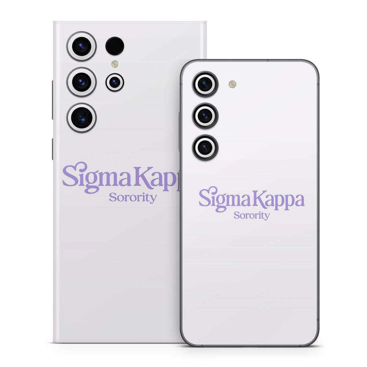 Sigma Kappa Sorority Logo Legacy Lavender on Dove Love - Samsung Galaxy S23 Skin