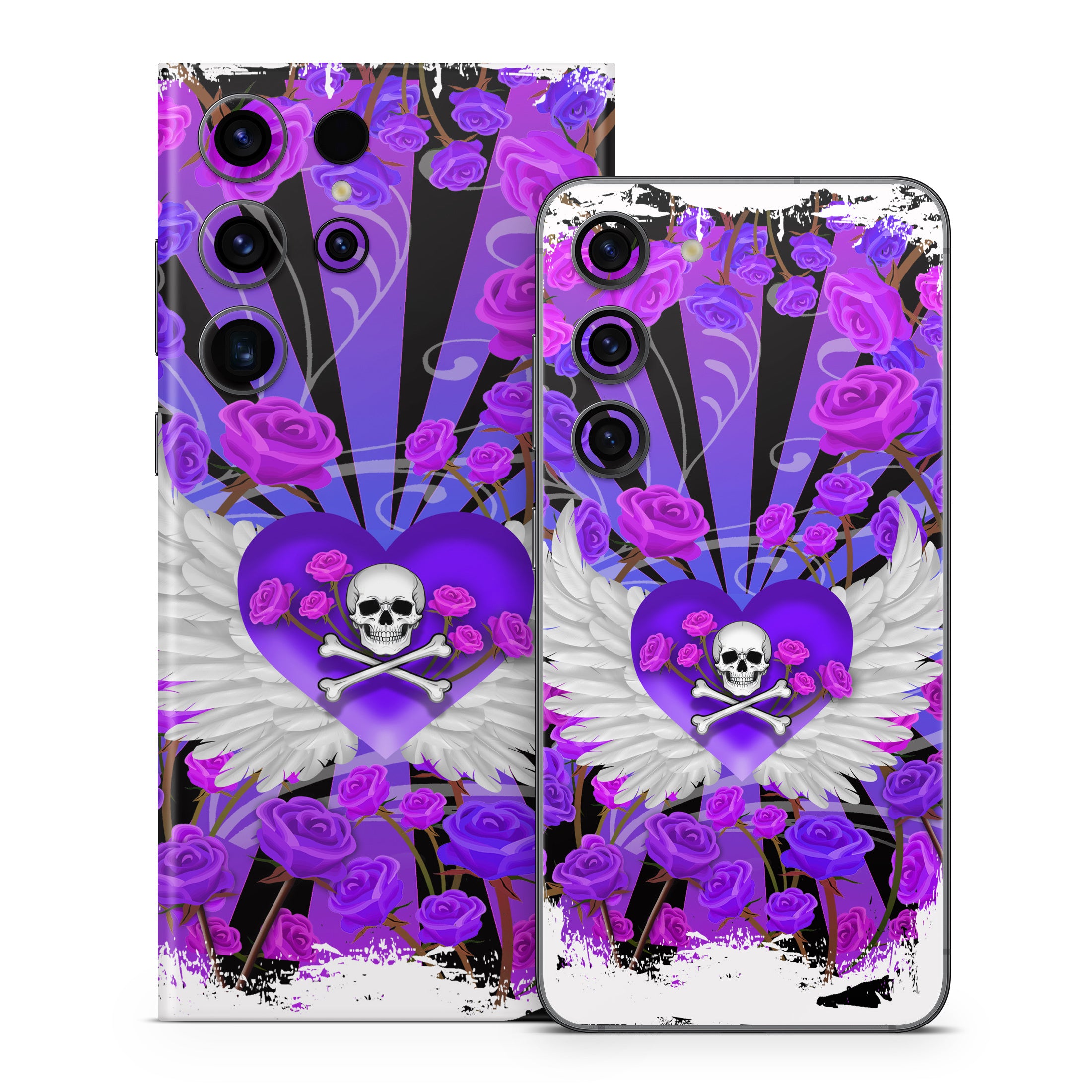Skull and Roses - Samsung Galaxy S23 Skin