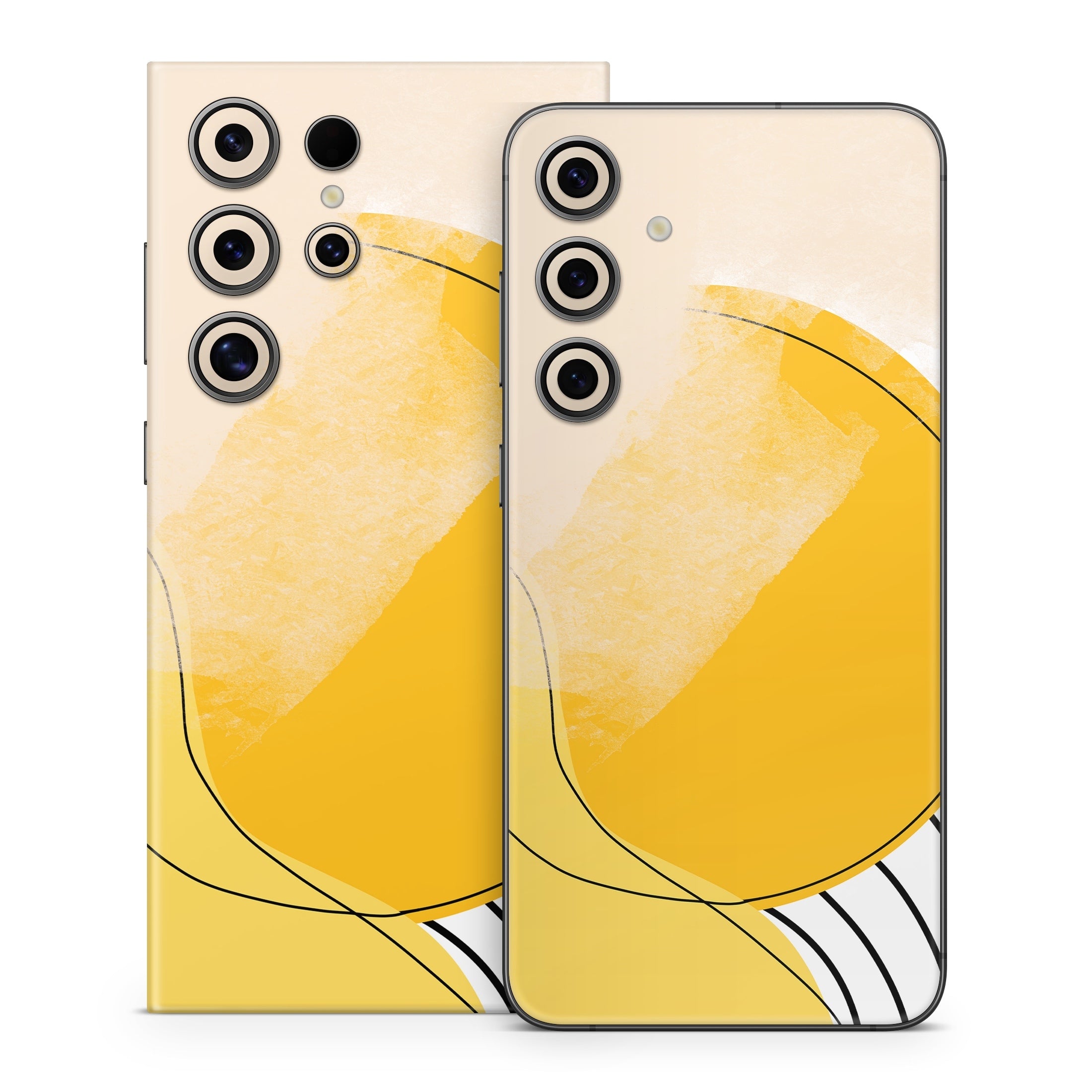 Abstract Yellow - Samsung Galaxy S24 Skin