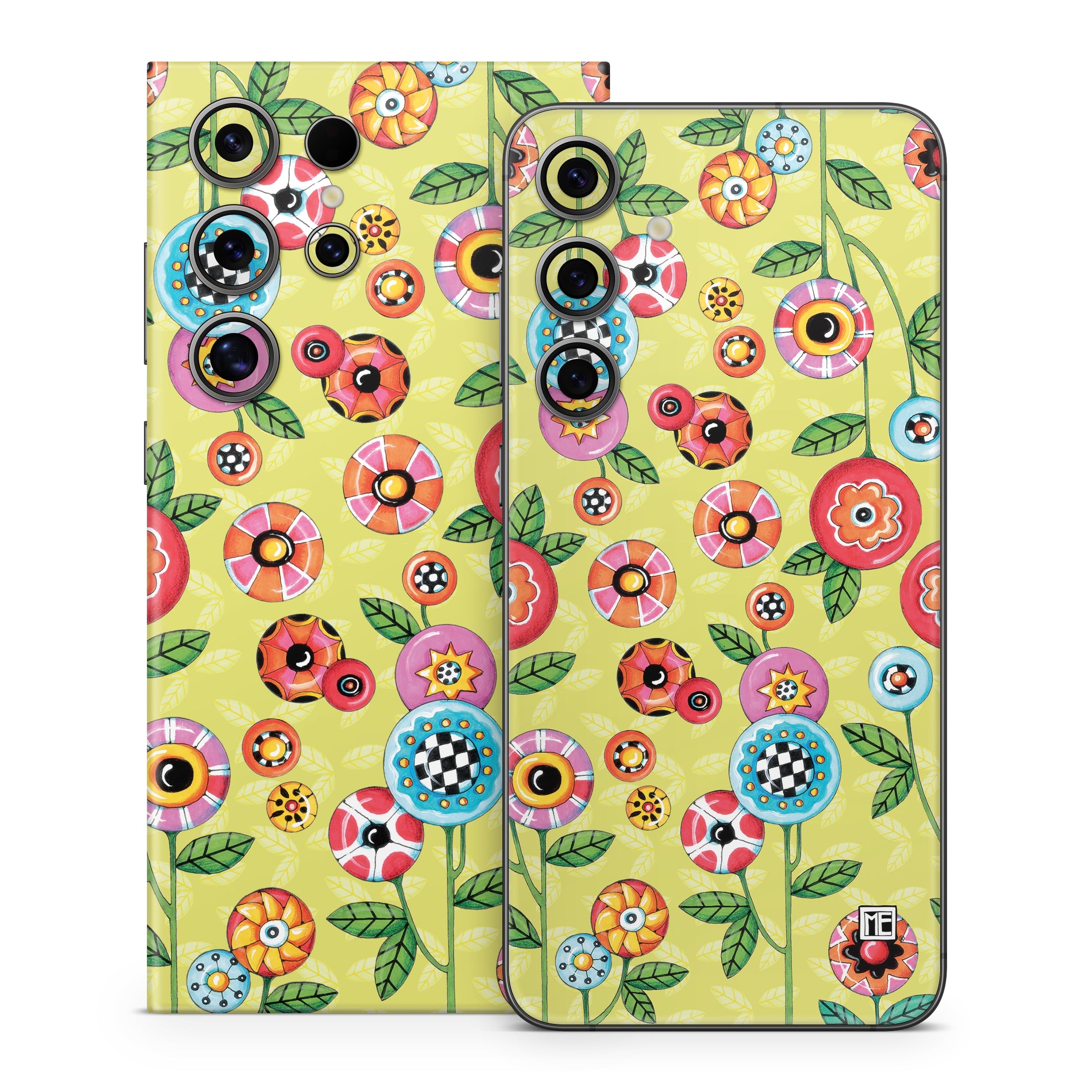 Button Flowers - Samsung Galaxy S24 Skin