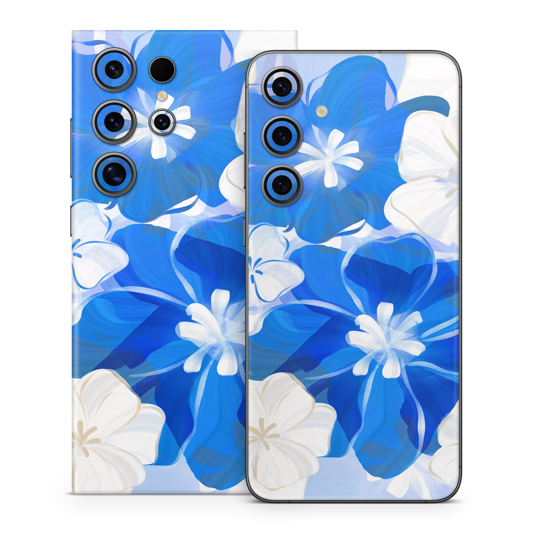 Blue Flowers - Samsung Galaxy S24 Skin