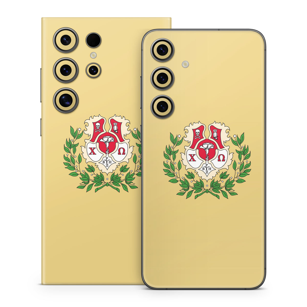 Chi Omega Crest Straw - Samsung Galaxy S24 Skin