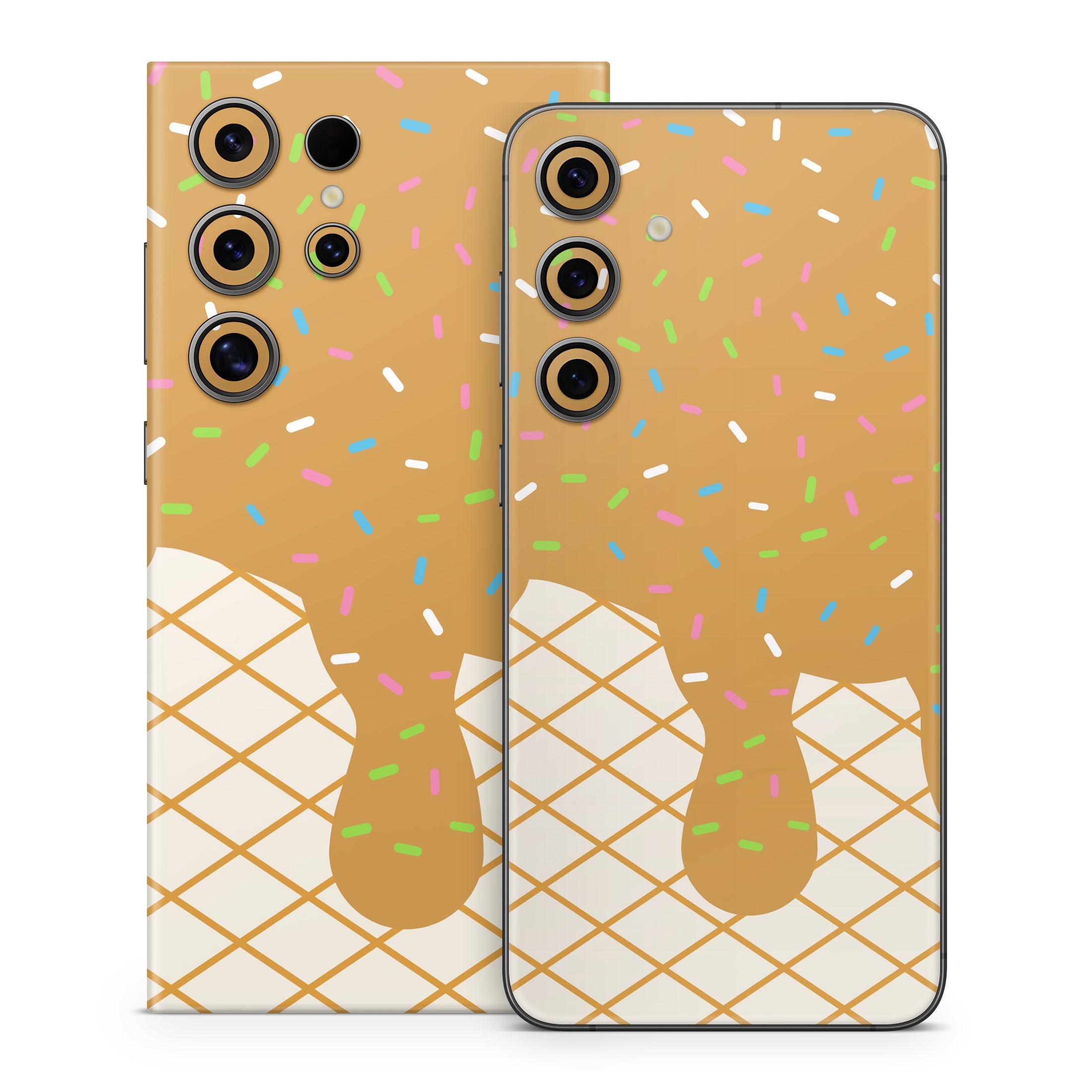 Caramel Ice Cream Drip - Samsung Galaxy S24 Skin