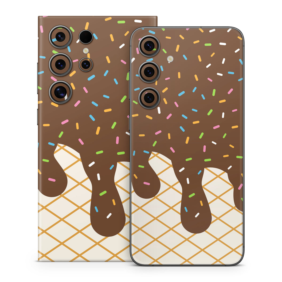 Chocolate Ice Cream Drip - Samsung Galaxy S24 Skin