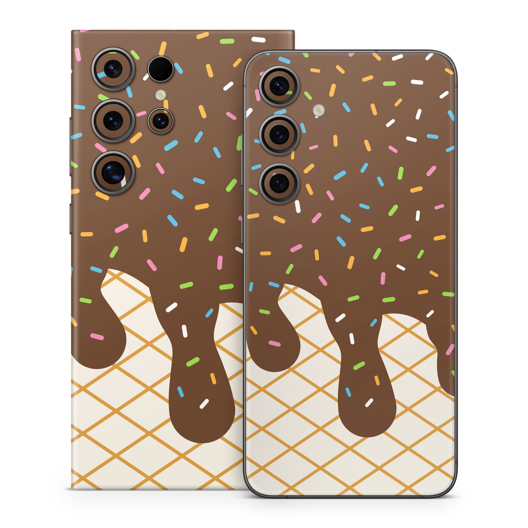 Chocolate Ice Cream Drip - Samsung Galaxy S24 Skin
