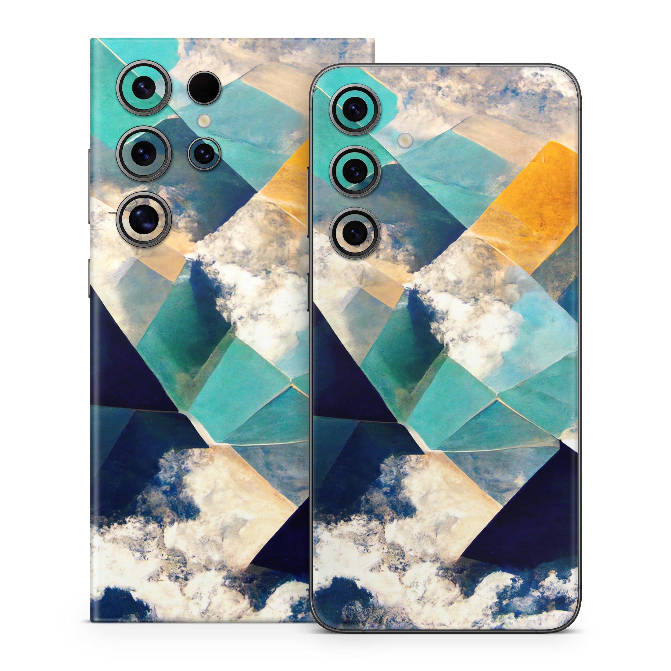 Gold Clouds - Samsung Galaxy S24 Skin