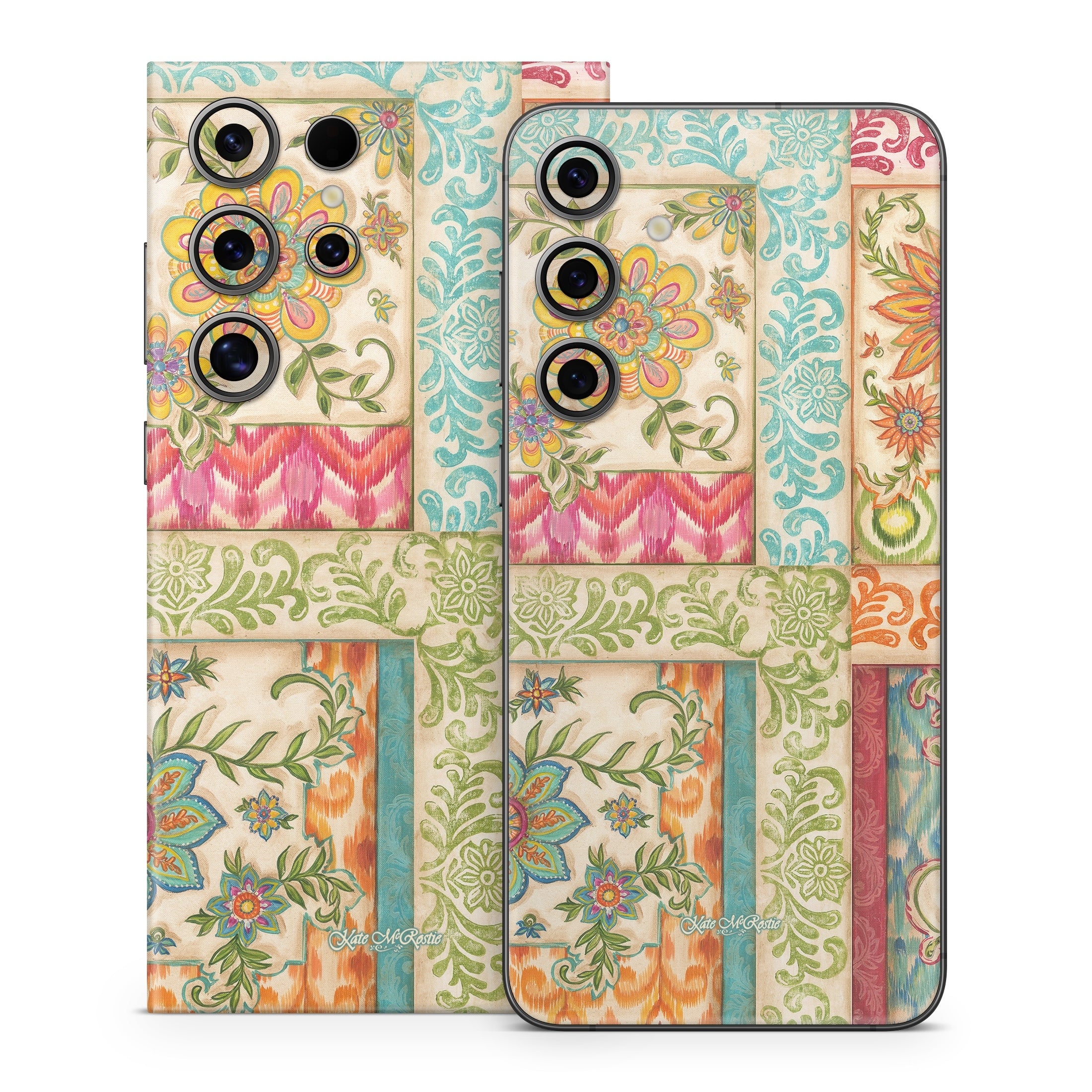 Ikat Floral - Samsung Galaxy S24 Skin