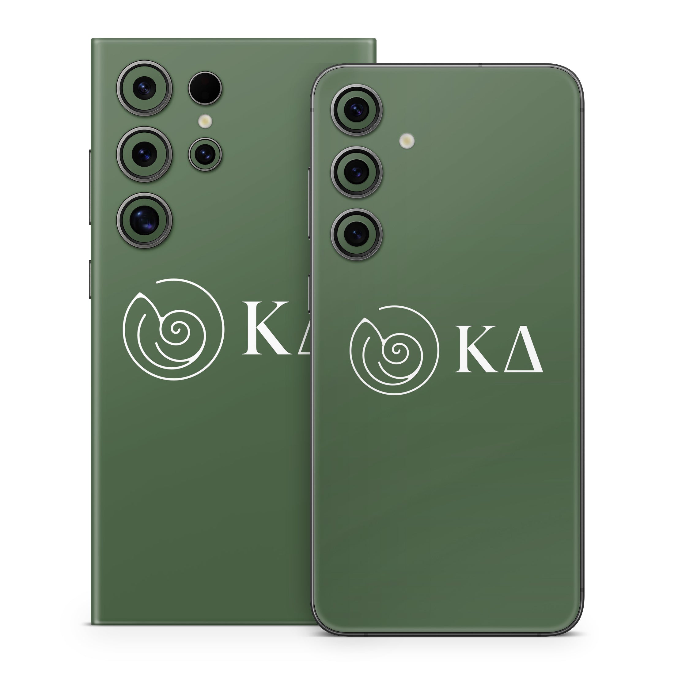 Kappa Delta Greek Letters Dark Olive - Samsung Galaxy S24 Skin