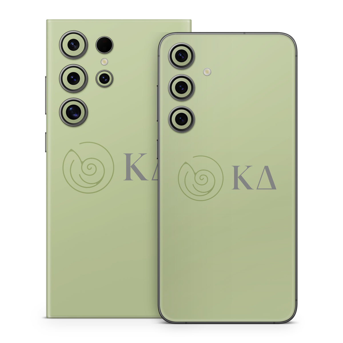 Kappa Delta Greek Letters Light Olive - Samsung Galaxy S24 Skin
