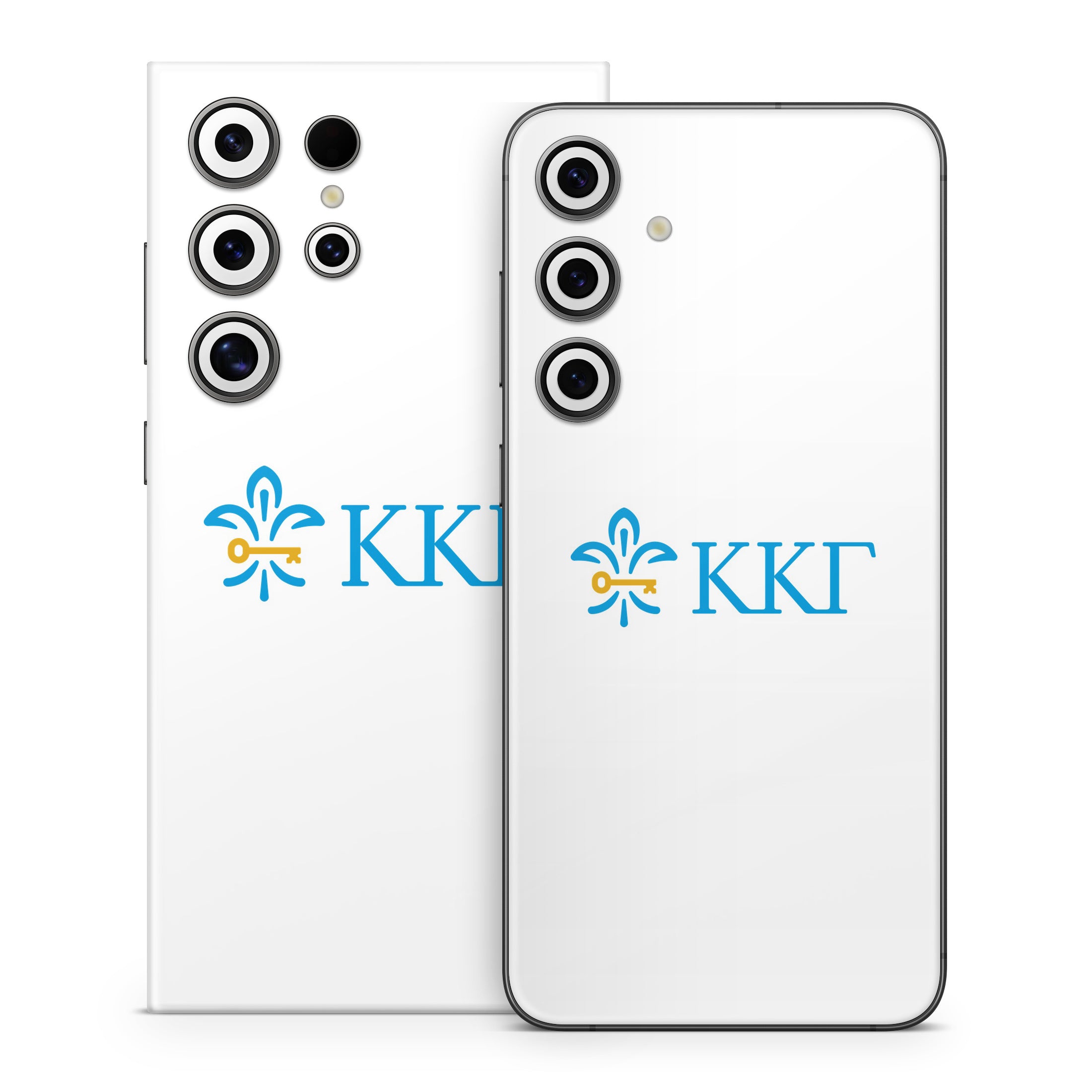 Kappa Kappa Gamma Letterkey Horizontal White - Samsung Galaxy S24 Skin