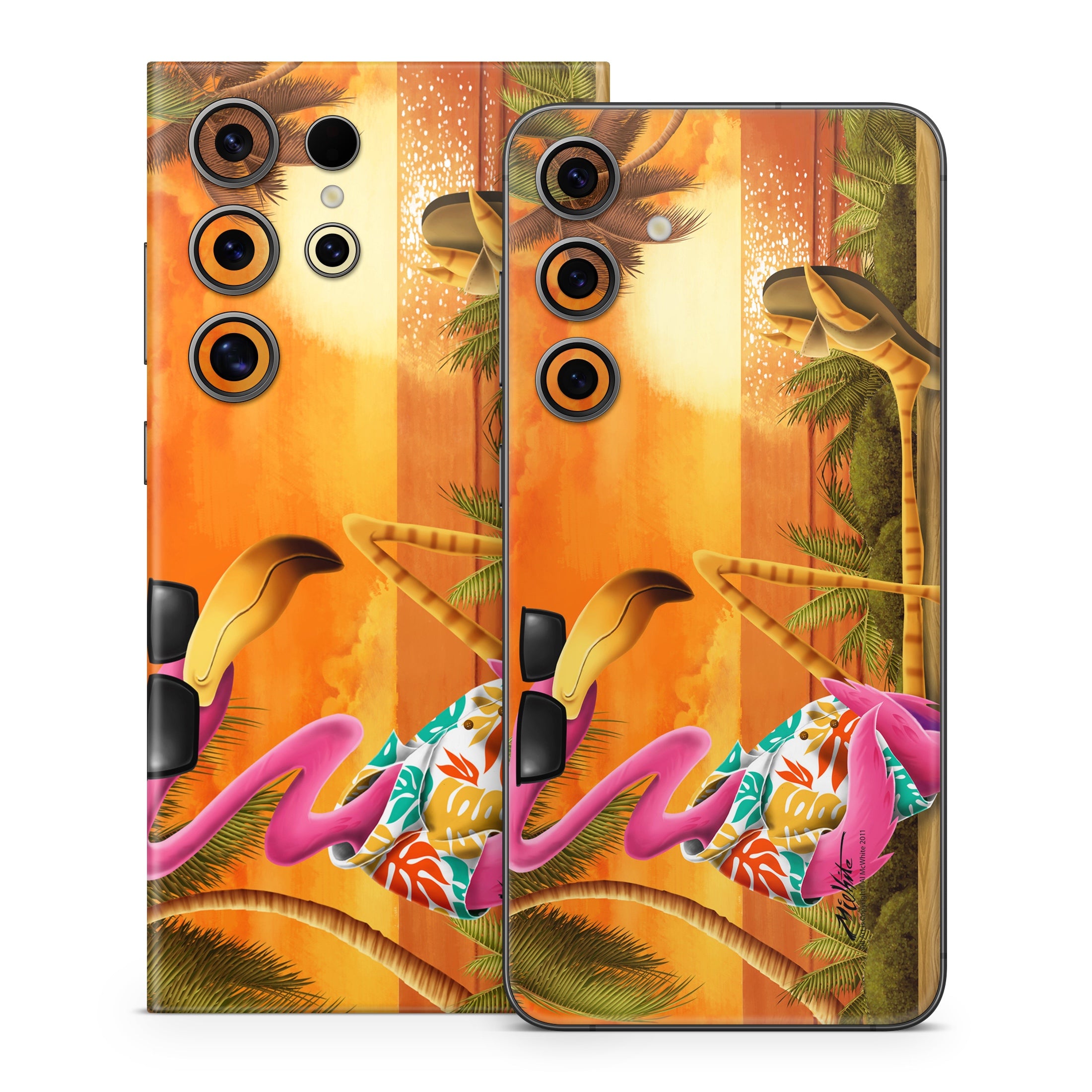 Sunset Flamingo - Samsung Galaxy S24 Skin