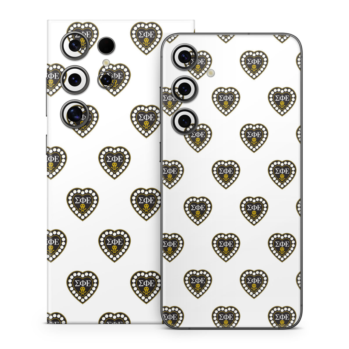 Sigma Phi Epsilon Badge Pattern White - Samsung Galaxy S24 Skin