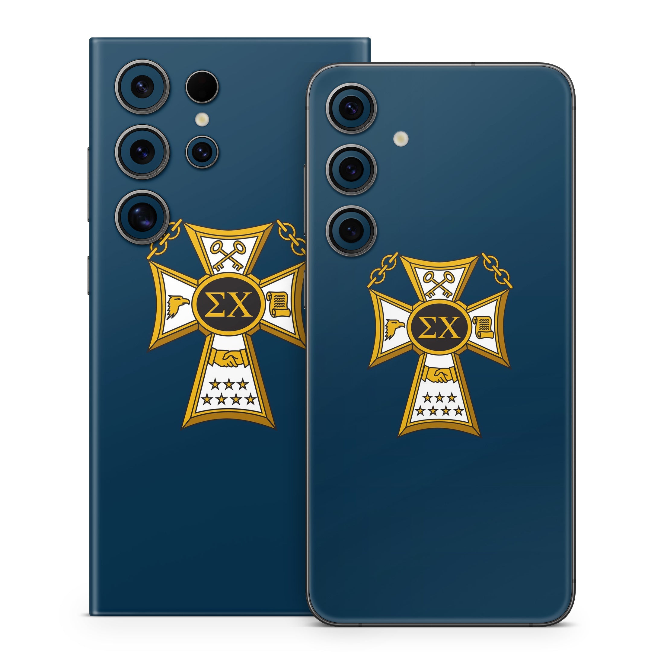 Sigma Chi Badge Navy - Samsung Galaxy S24 Skin