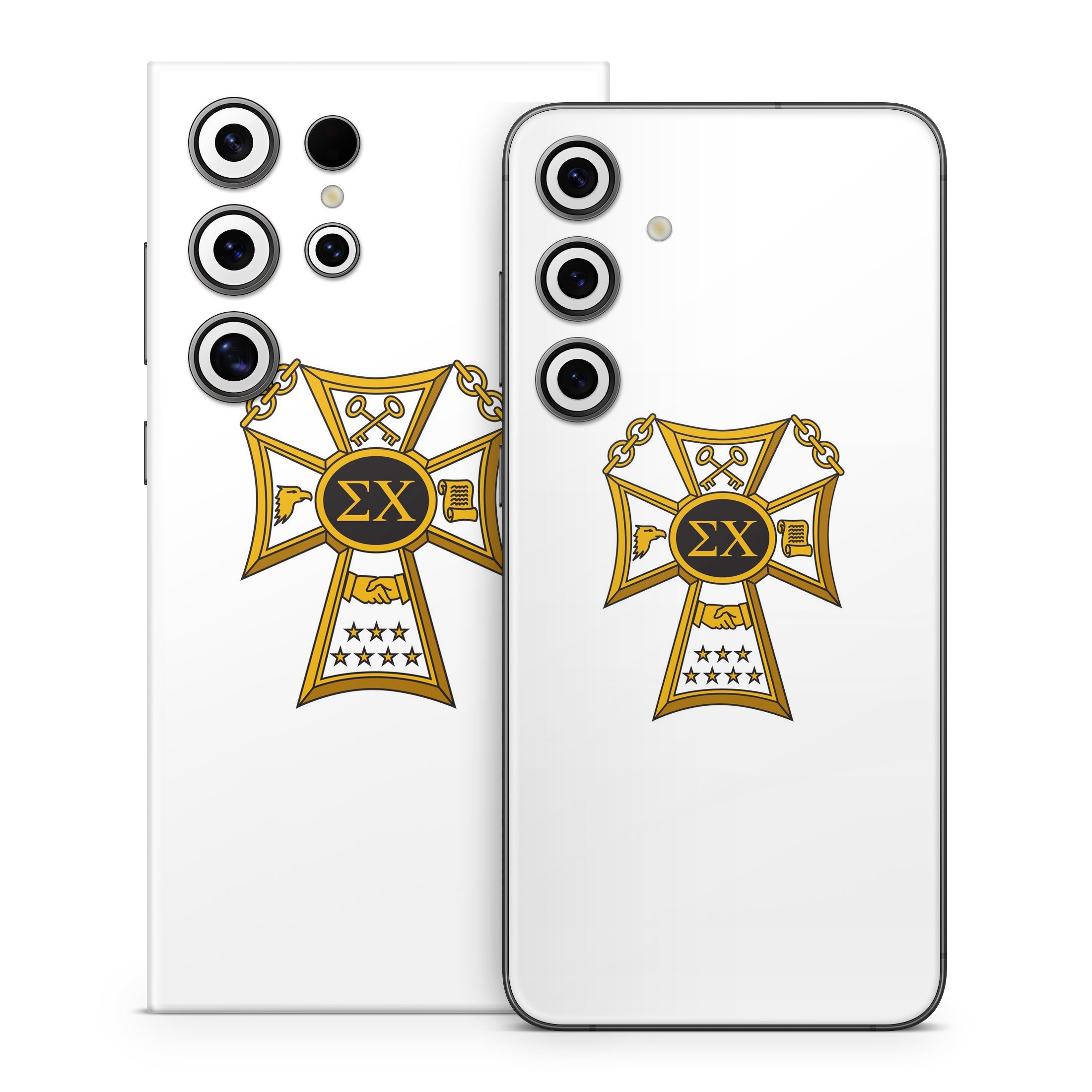Sigma Chi Badge White - Samsung Galaxy S24 Skin