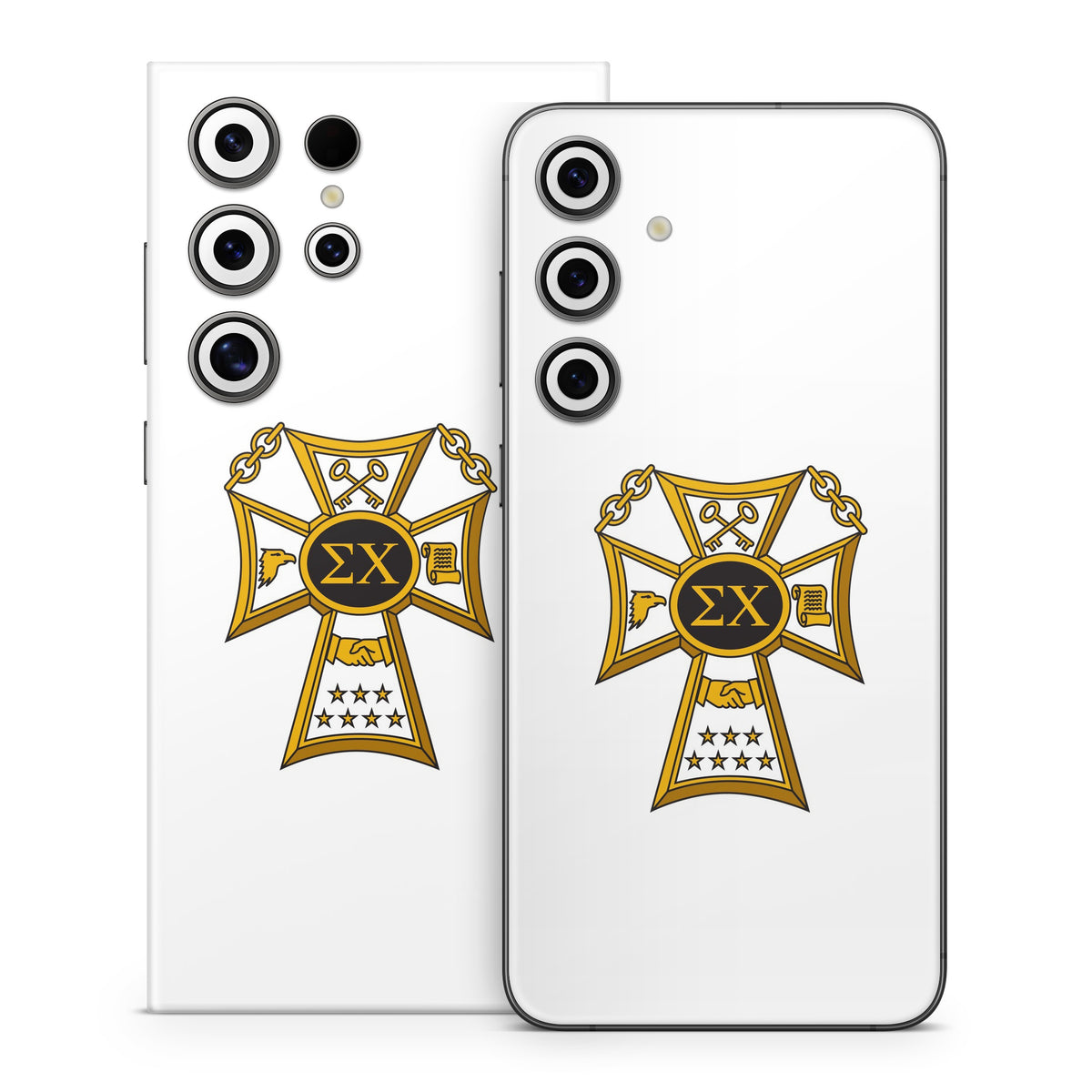 Sigma Chi Badge White - Samsung Galaxy S24 Skin