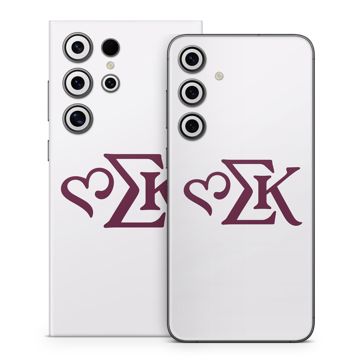 Sigma Kappa Greek Letters Mary Maroon on Dove Love - Samsung Galaxy S24 Skin