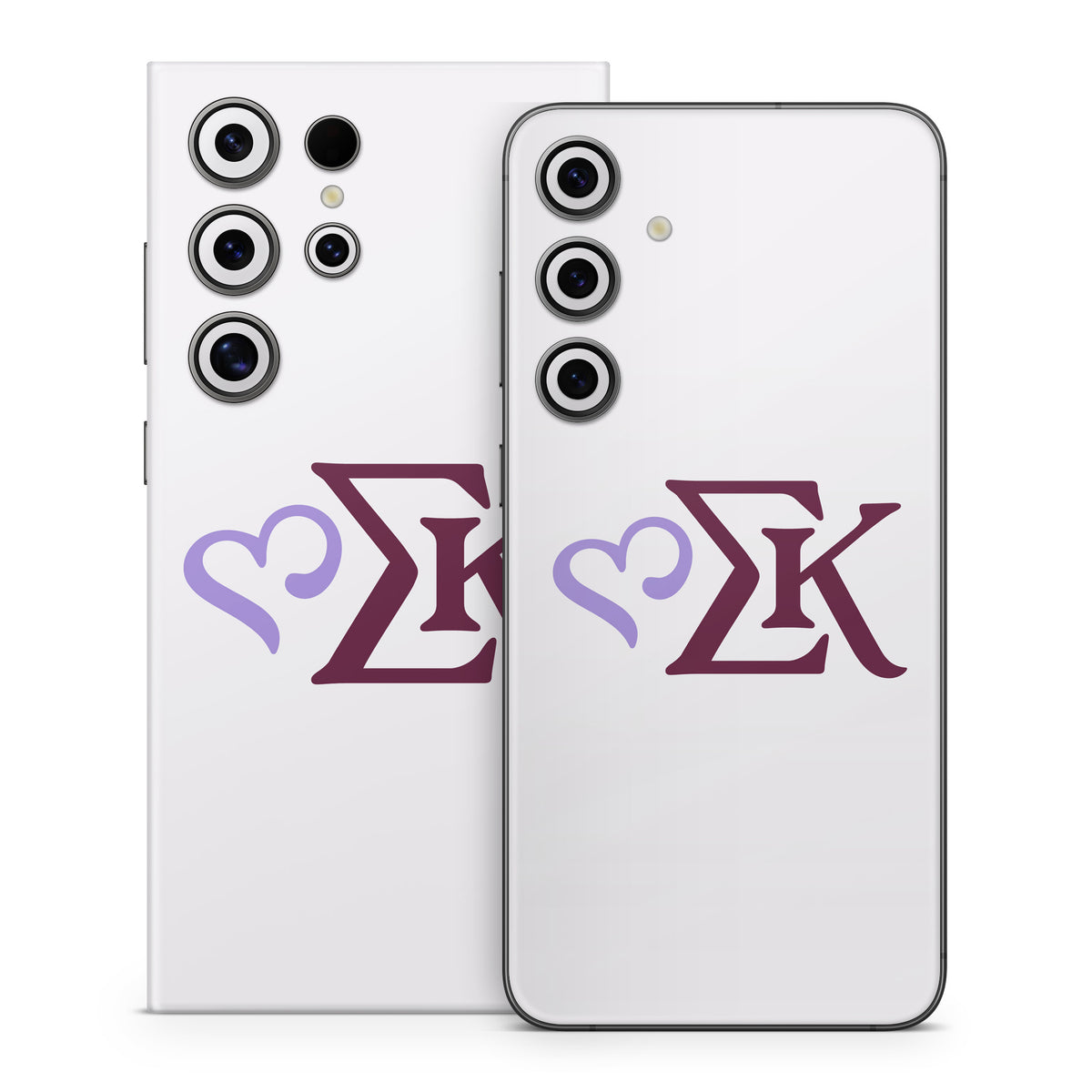 Sigma Kappa Greek Letters Two Color on Dove Love - Samsung Galaxy S24 Skin