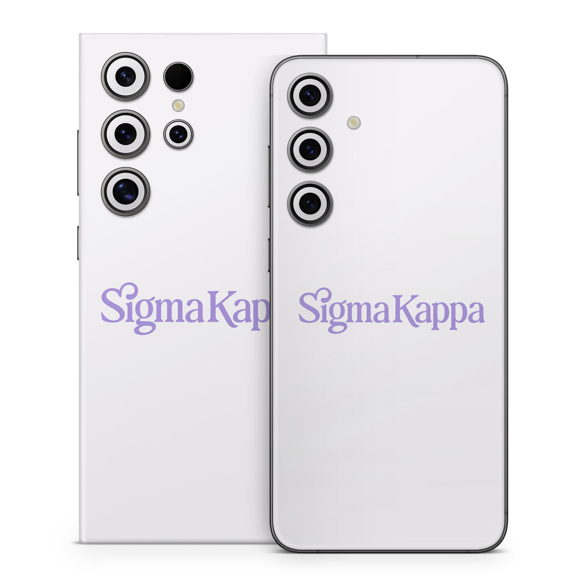Sigma Kappa Primary Logo Legacy Lavender on Dove Love - Samsung Galaxy S24 Skin