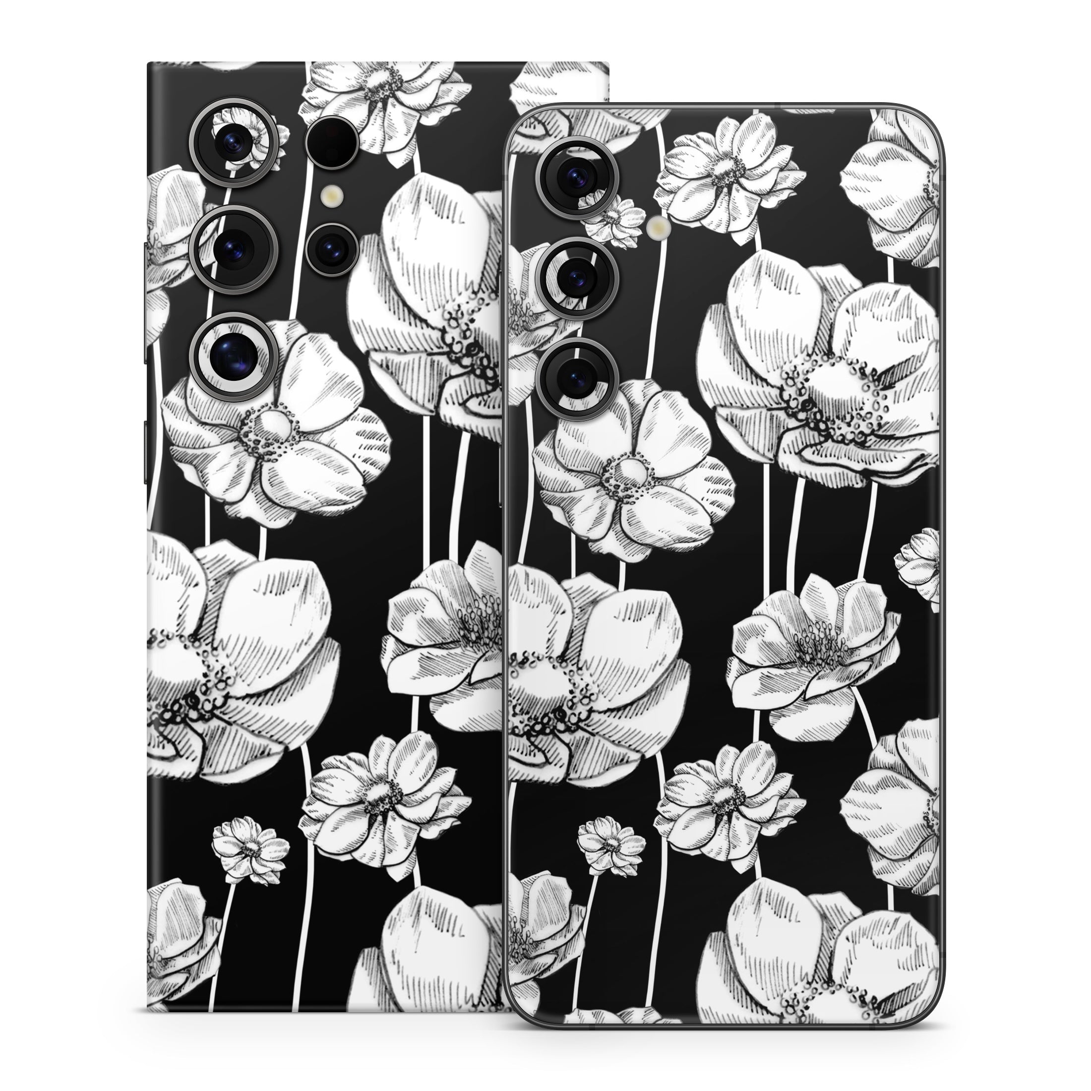 Striped Blooms - Samsung Galaxy S24 Skin