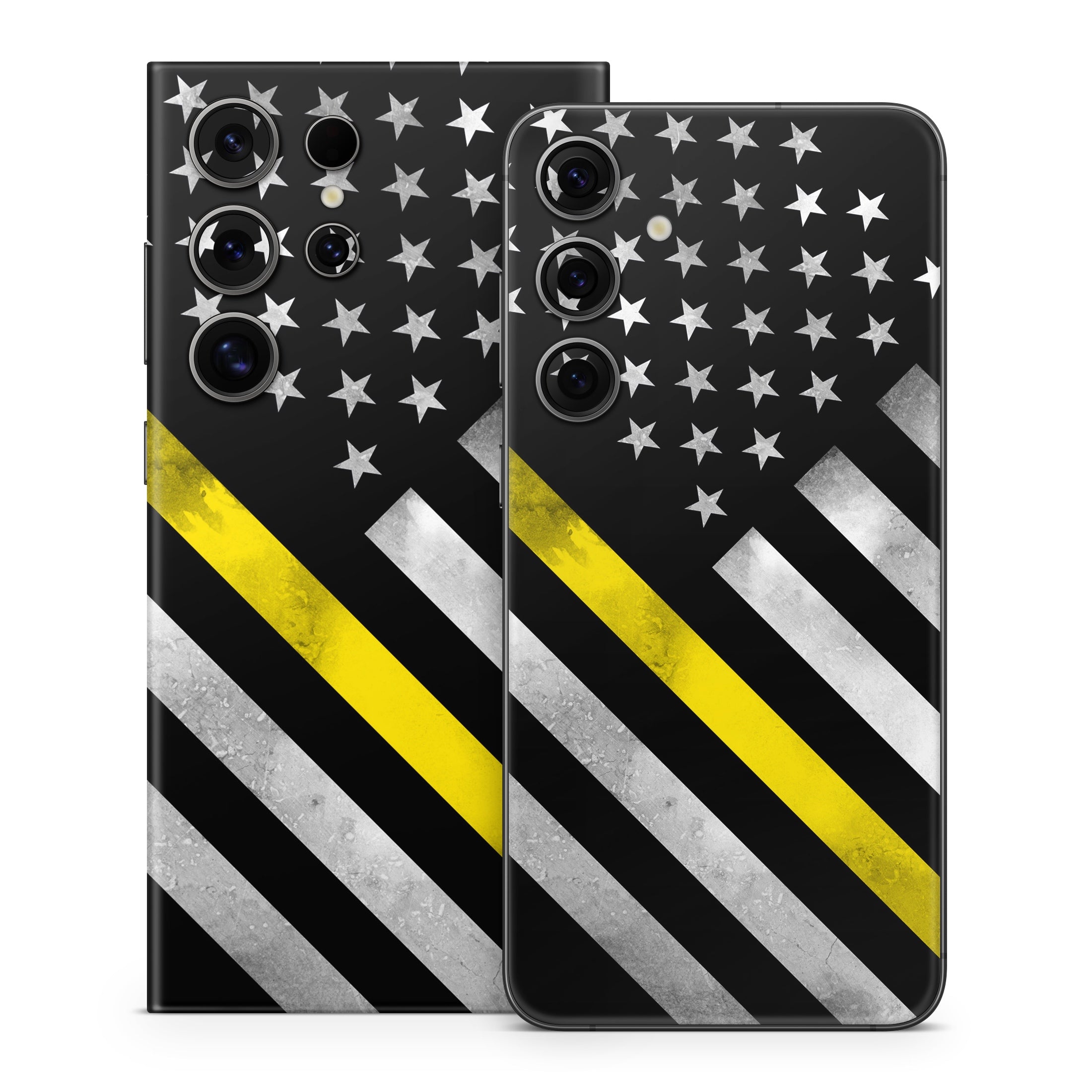 Thin Yellow Line Hero - Samsung Galaxy S24 Skin