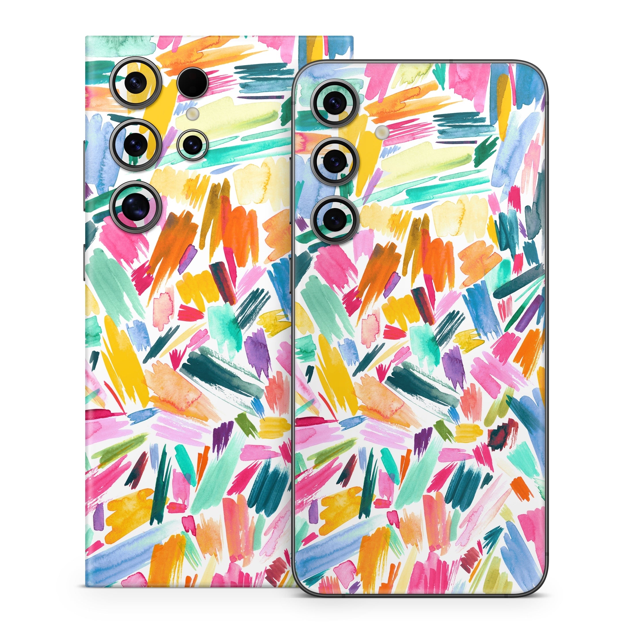 Watercolor Colorful Brushstrokes - Samsung Galaxy S24 Skin