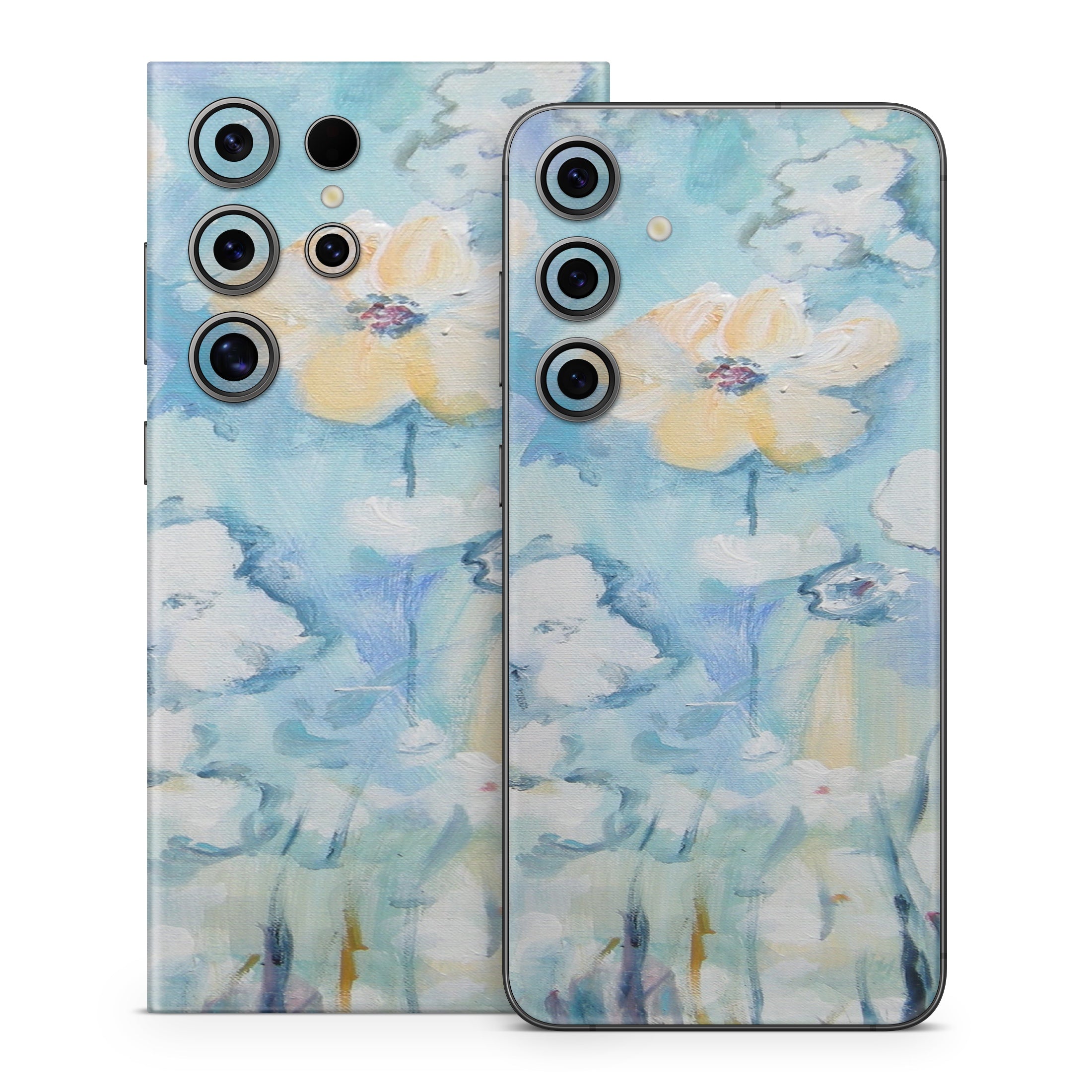 White & Blue - Samsung Galaxy S24 Skin
