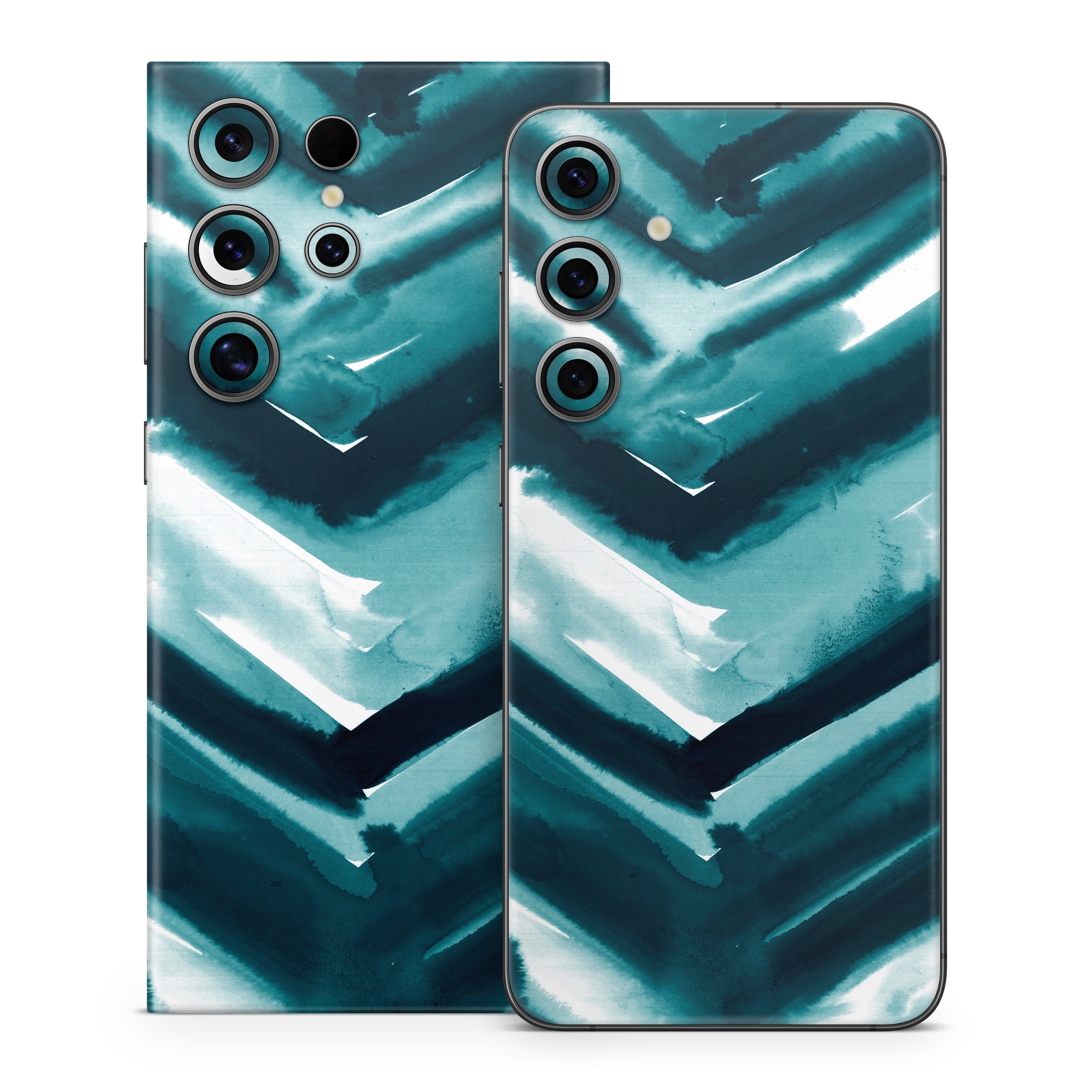 Watercolor Chevron - Samsung Galaxy S24 Skin