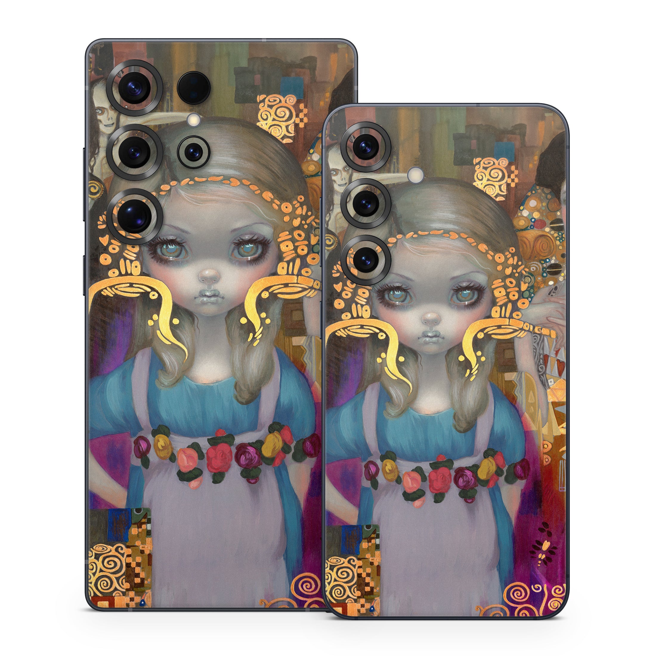 Alice in a Klimt Dream - Samsung Galaxy S25 Skin