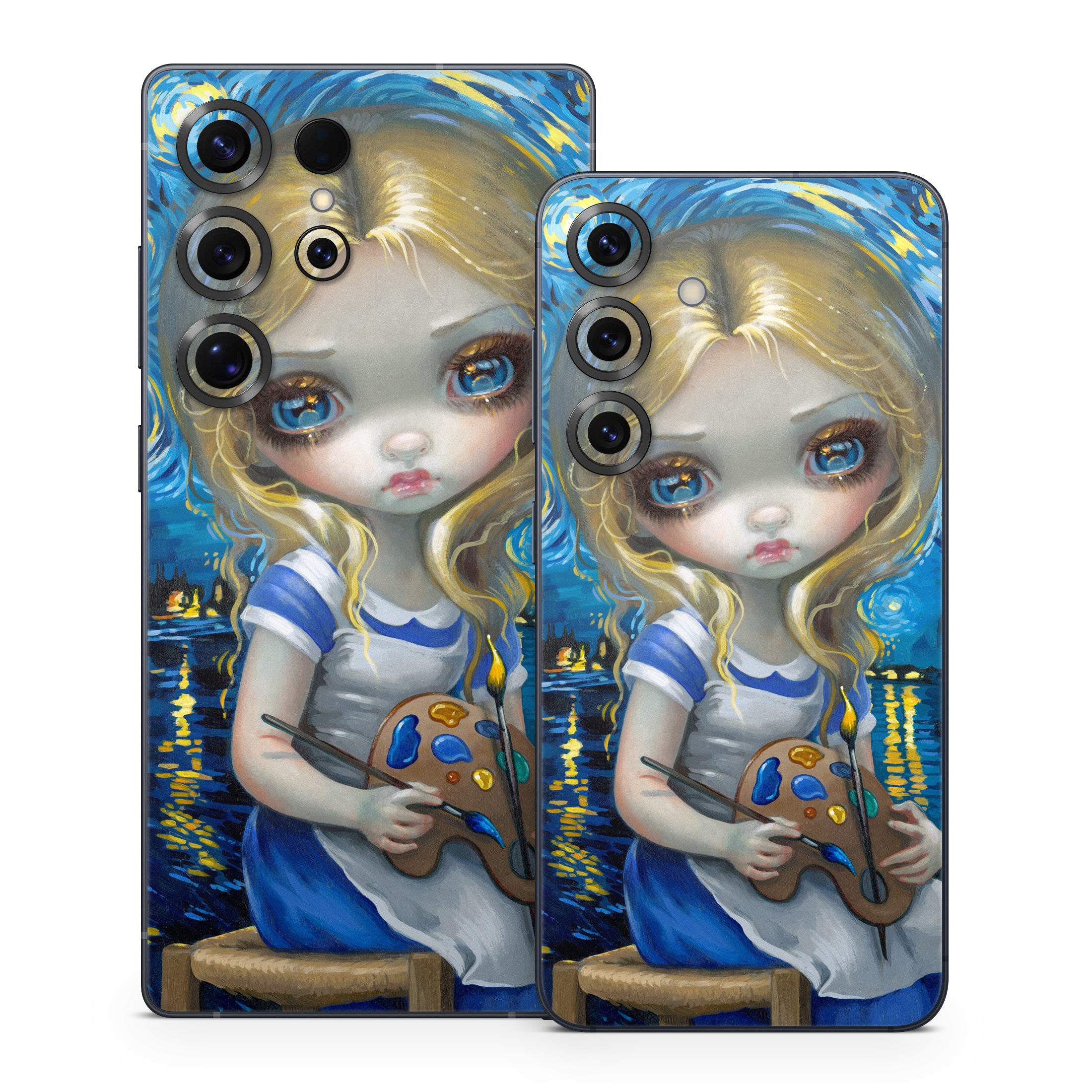 Alice in a Van Gogh - Samsung Galaxy S25 Skin