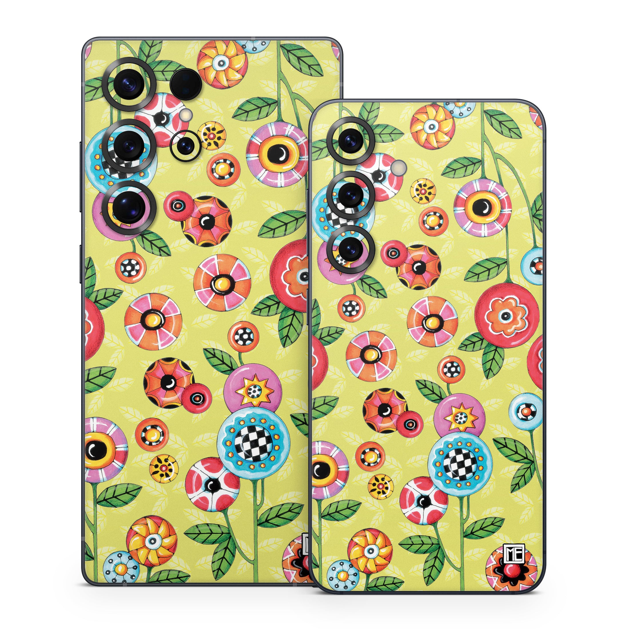 Button Flowers - Samsung Galaxy S25 Skin