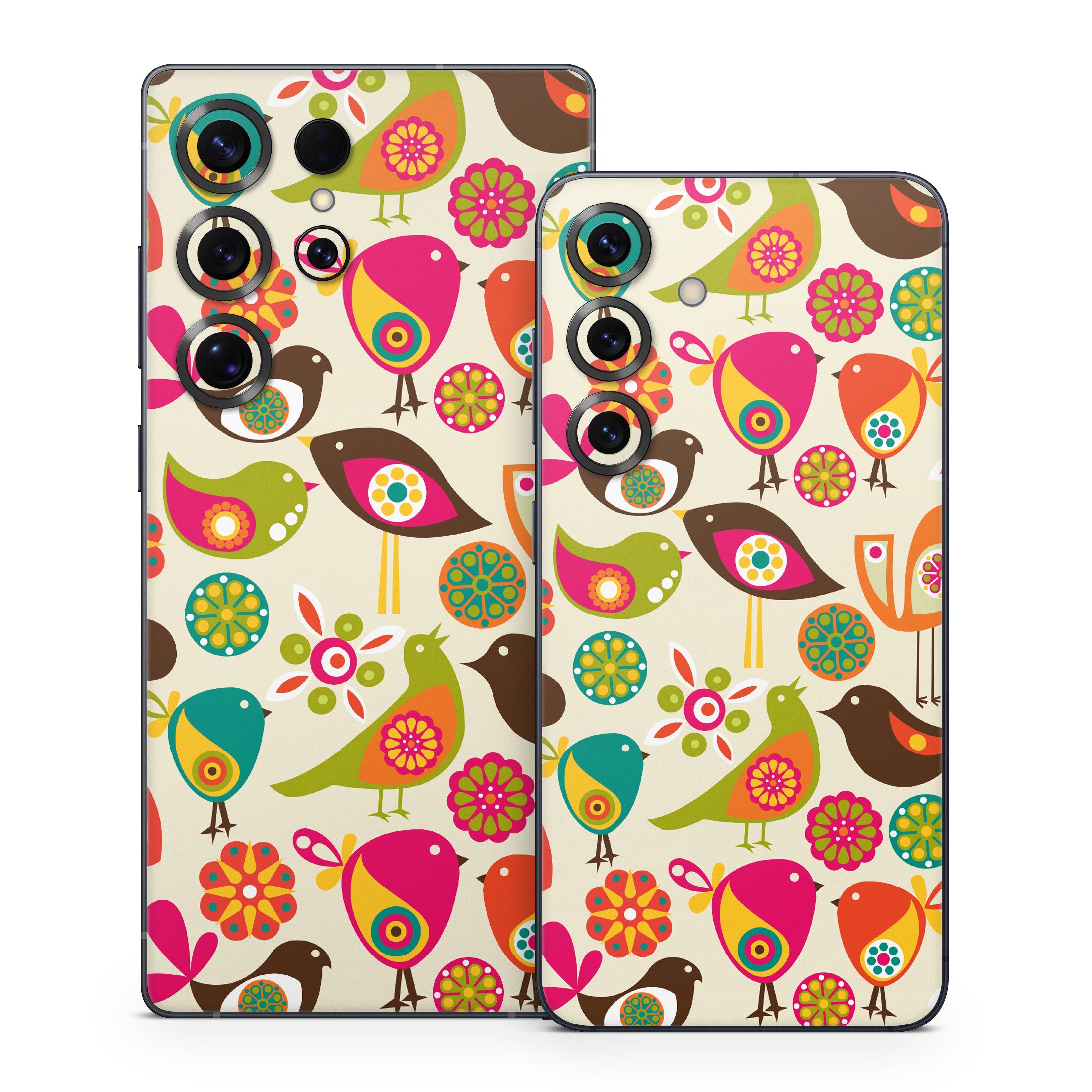 Bird Flowers - Samsung Galaxy S25 Skin